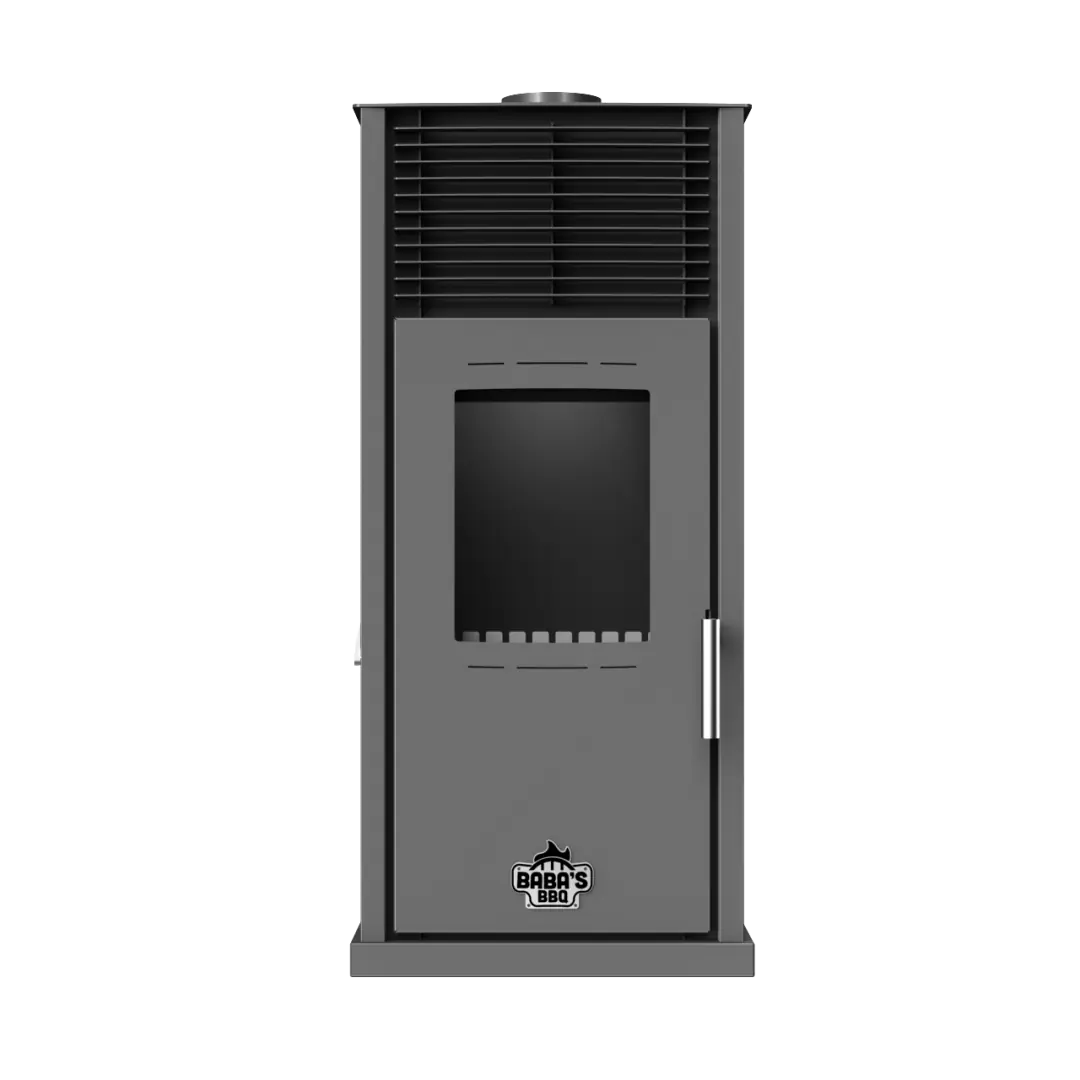 Baba's Stove Hidro H Manuel Kalorifer Bağlantılı Pelet Sobası 14 kW - Müstakil Ev, Köy Evi, Bağ Evi — 2
