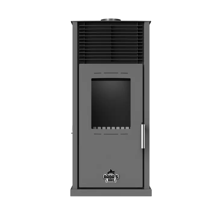 Baba's Stove Hidro H Manuel Kalorifer Bağlantılı Pelet Sobası 14 kW - Müstakil Ev, Köy Evi, Bağ Evi