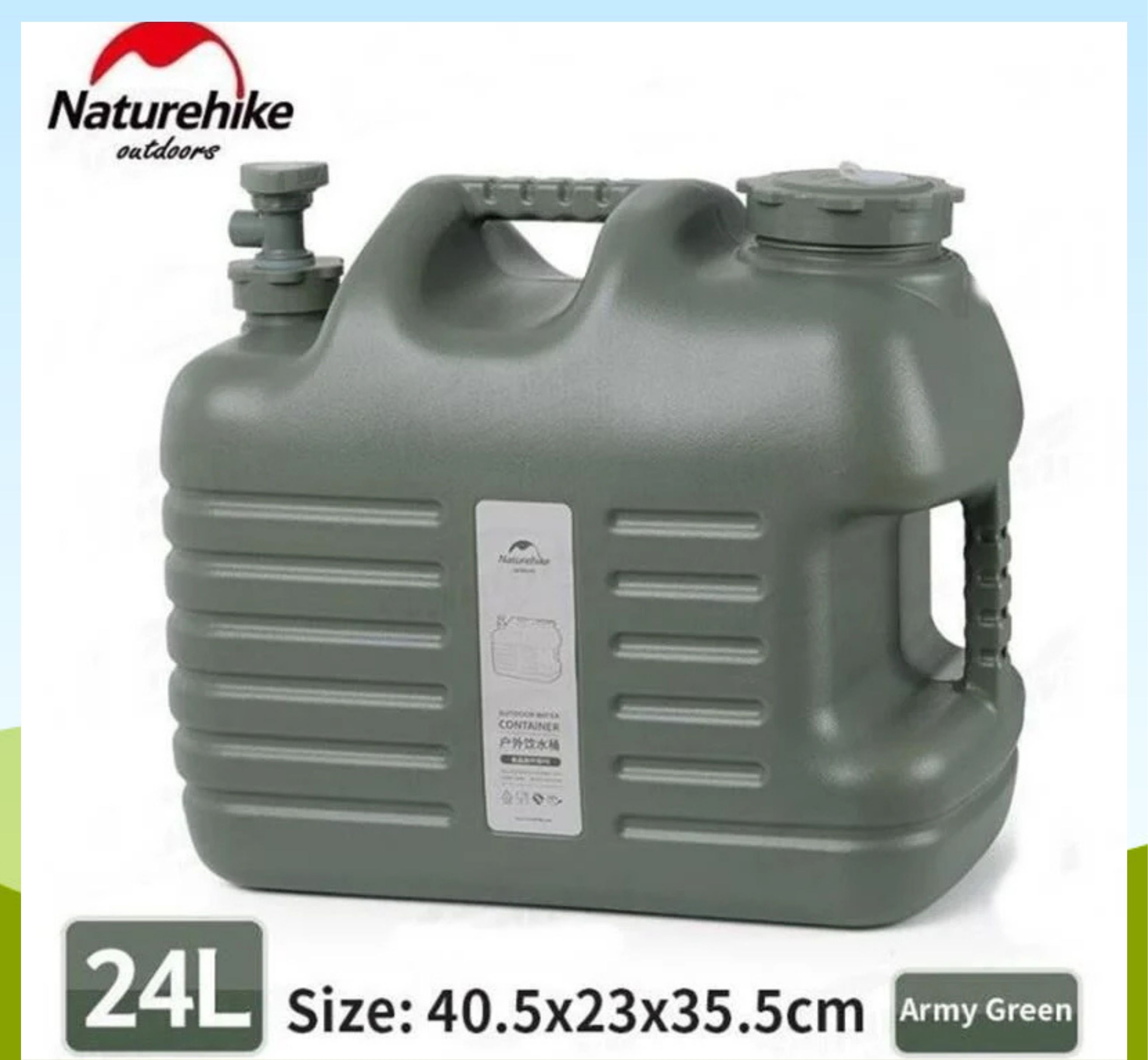 Madfox Galon Air PE Musluklu Su Bidonu 24 Litre