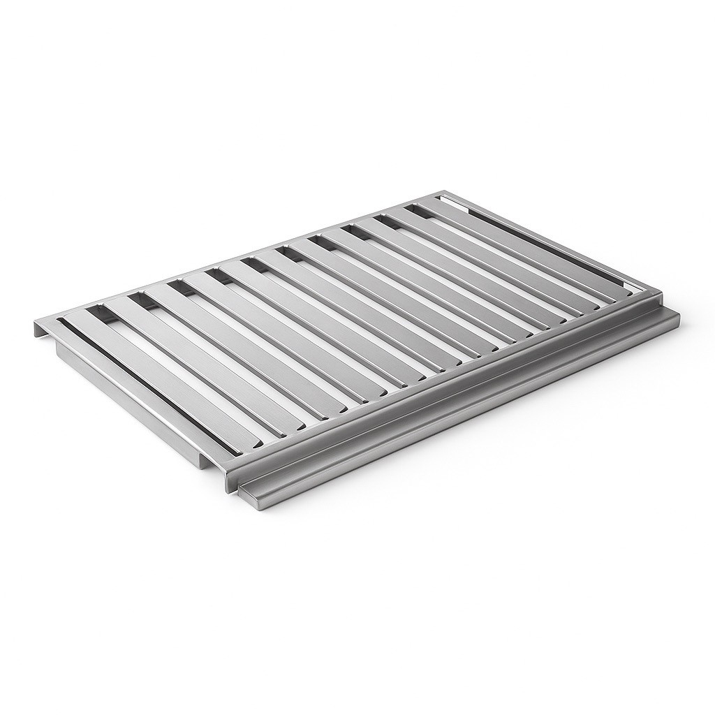 Paslanmaz Çelik Oluklu Izgara 40x24 (Quick Grill Uyumlu)