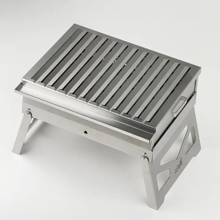 Kvox M1.3 Alev Yapmayan Katlanabilir Inox Mangal