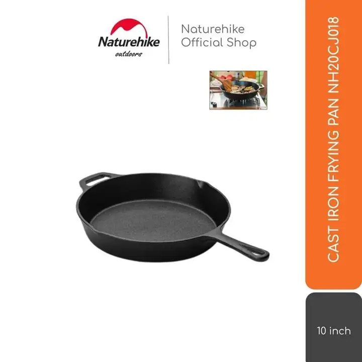 Naturehike Ultra Light Demir Döküm Tava 10 Inch — 3