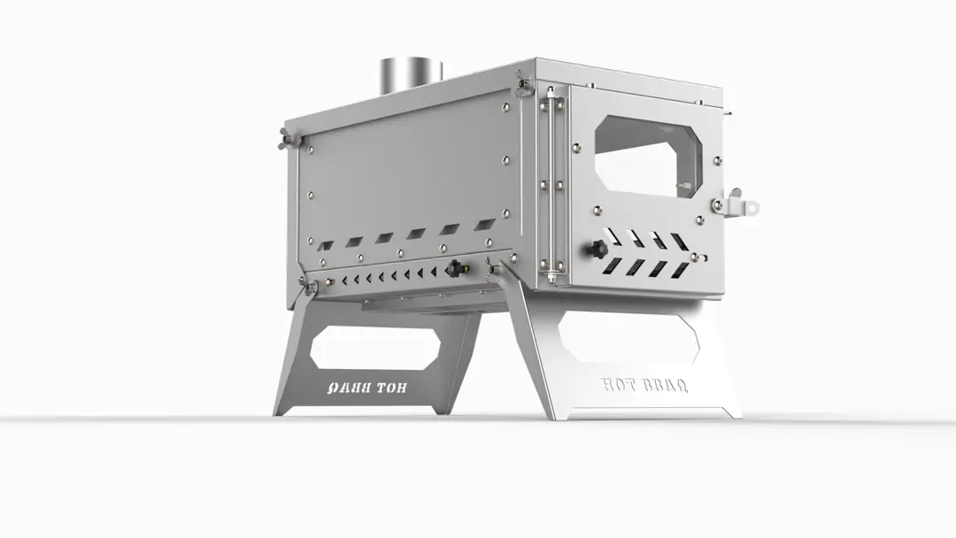 Hot Tent Inox Stove Portable Katlanabilir Kamp Sobası — 2