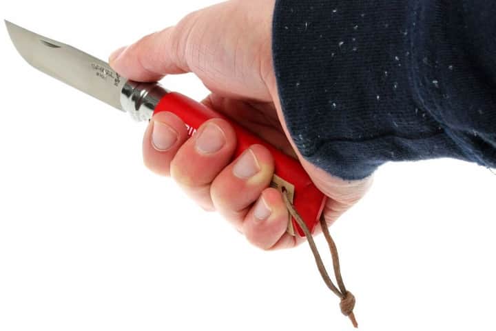 Opinel Inox No 8 Gürgen Saplı Paslanmaz Çelik Çakı (Kırmızı) — 5