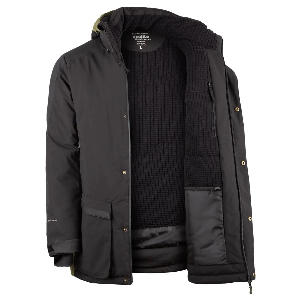 Evolite 3’ü 1 Arada Kışlık Ceket Serisi – Blizzard / Antelope / Triple - Haki