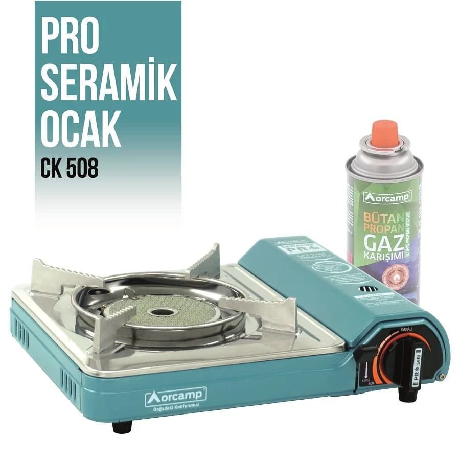 Seramik Pro  Portatif Ocak Plastik Çantalı - Gaz Stop Emniyetli — 1