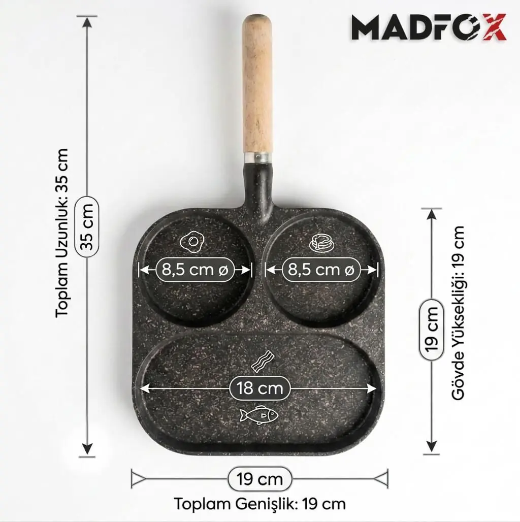 Madfox 3 Gözlü Tava — 4