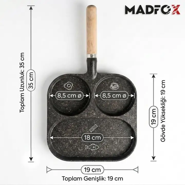 Madfox 3 Gözlü Tava — 4