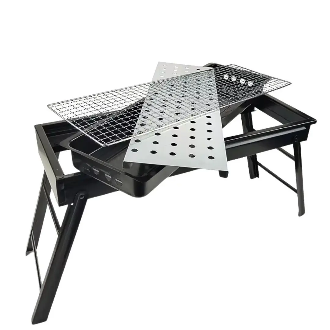 Madfox Cookout Portatif Katlanır BBQ Mangal BLACK — 3