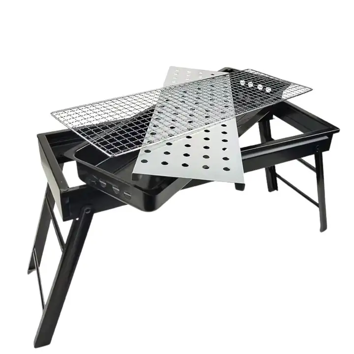 Madfox Cookout Portatif Katlanır BBQ Mangal BLACK — 3