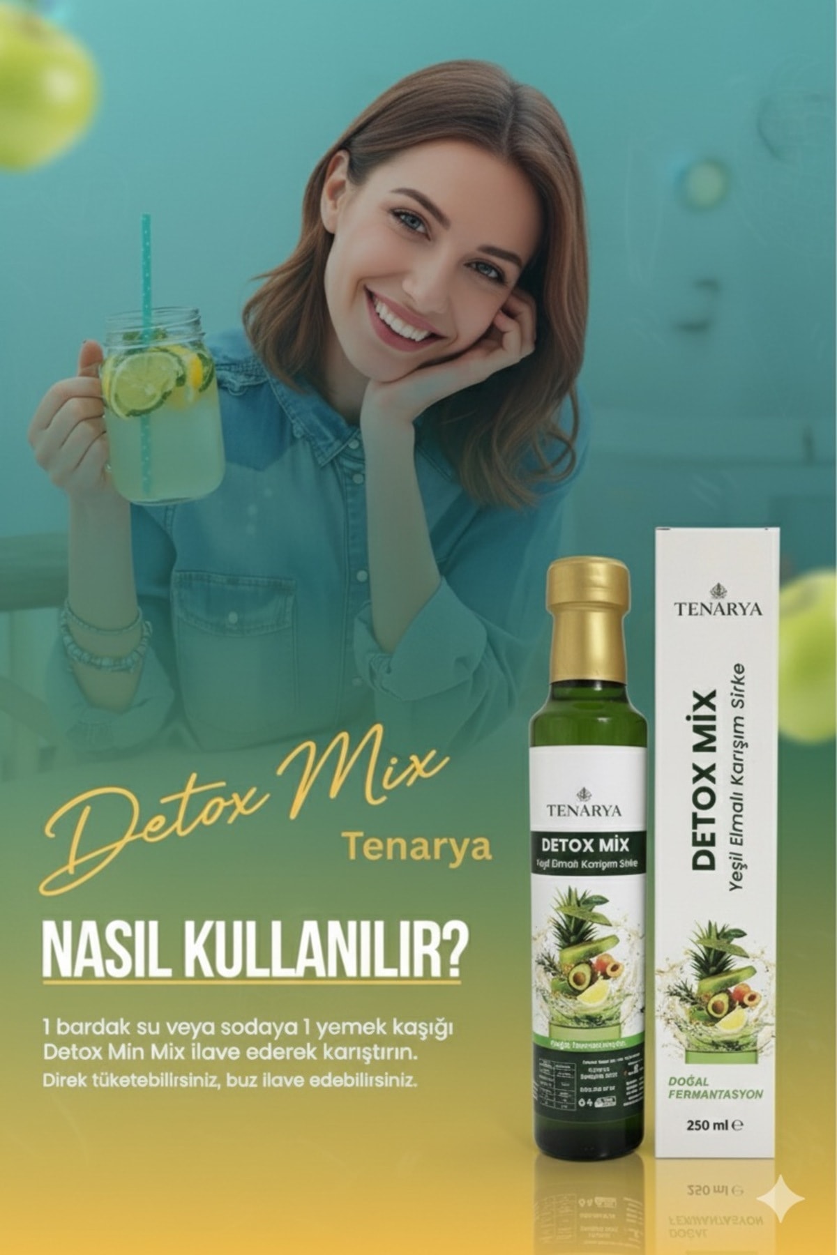 Detoks Sirkesi / Detox Mix ( Doğal Fermantasyon )