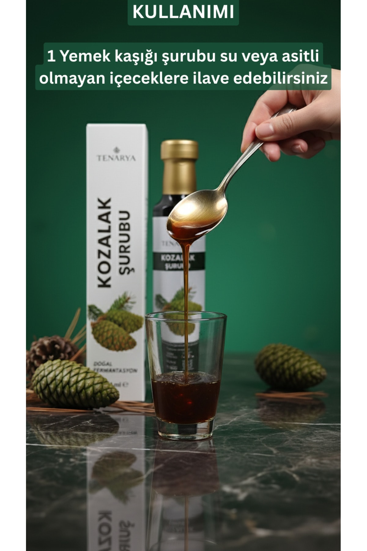 Kozalak Şurubu Doğal Ve Katkısız 250 ml
