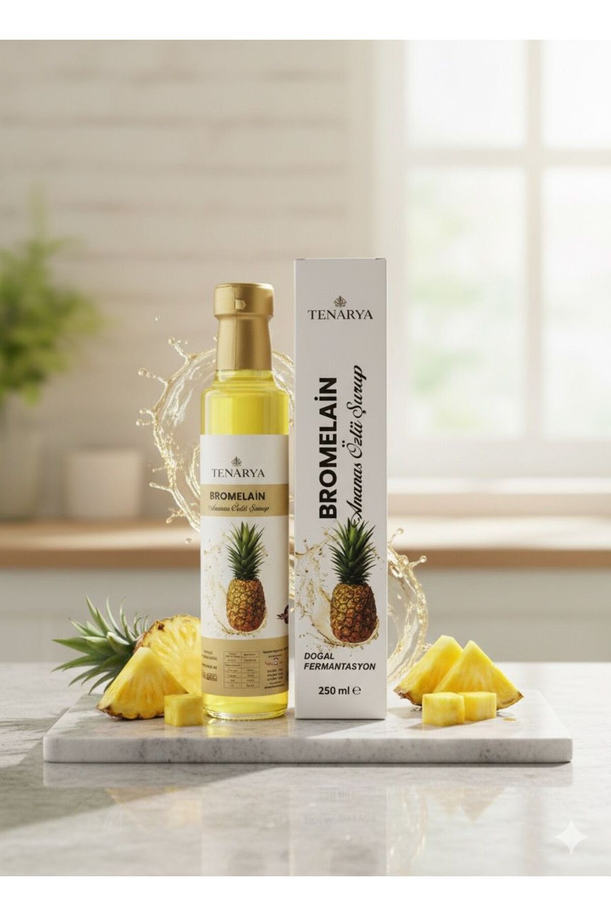 Bromelain Ananas İçeren Detox Şurubu