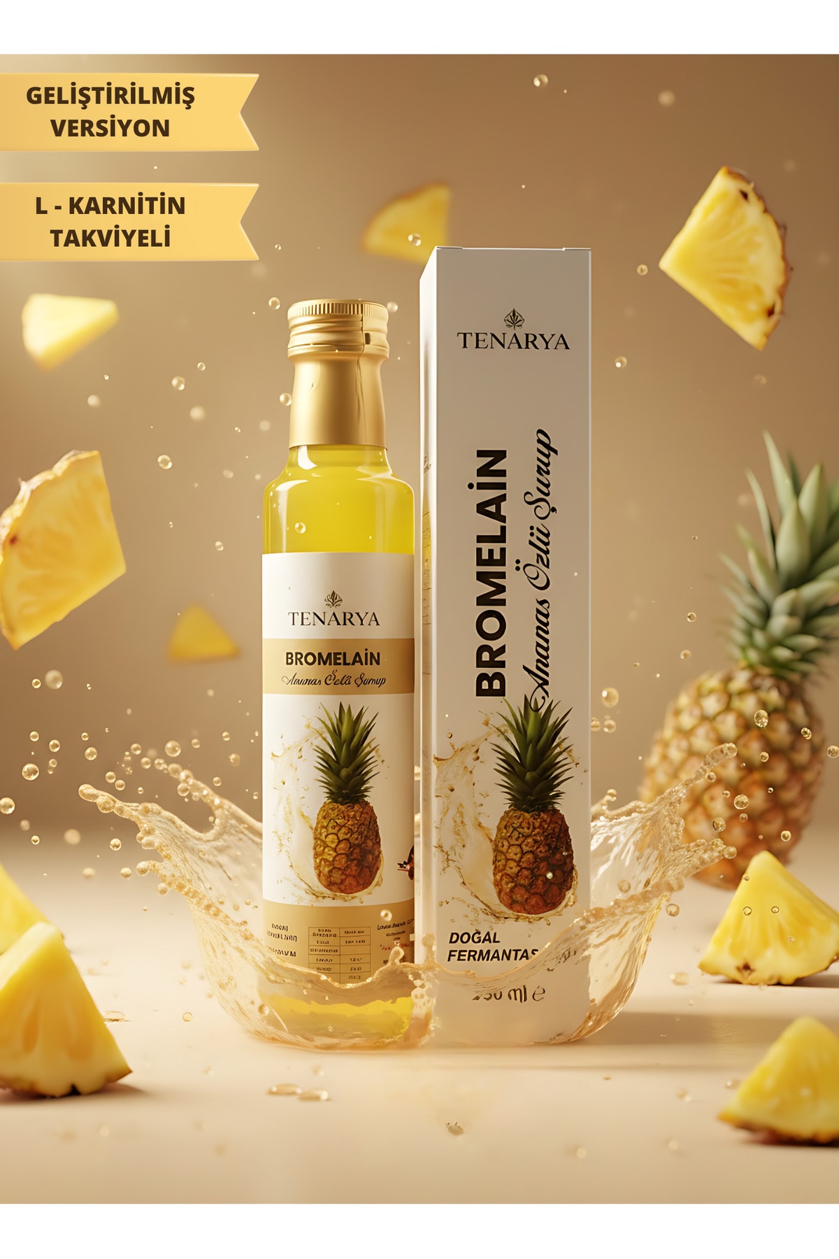 Bromelain Ananas İçeren Detox Şurubu