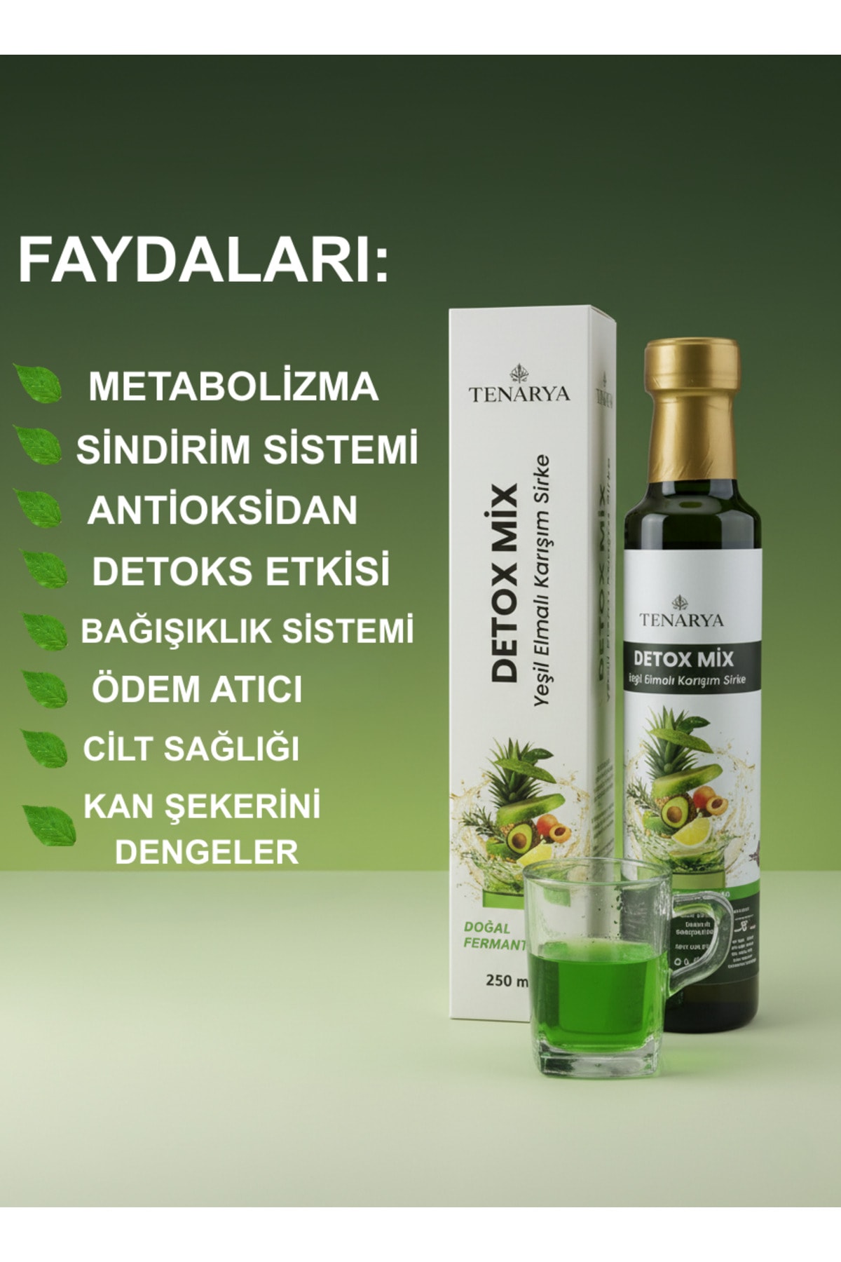 Detoks Sirkesi / Detox Mix ( Doğal Fermantasyon )