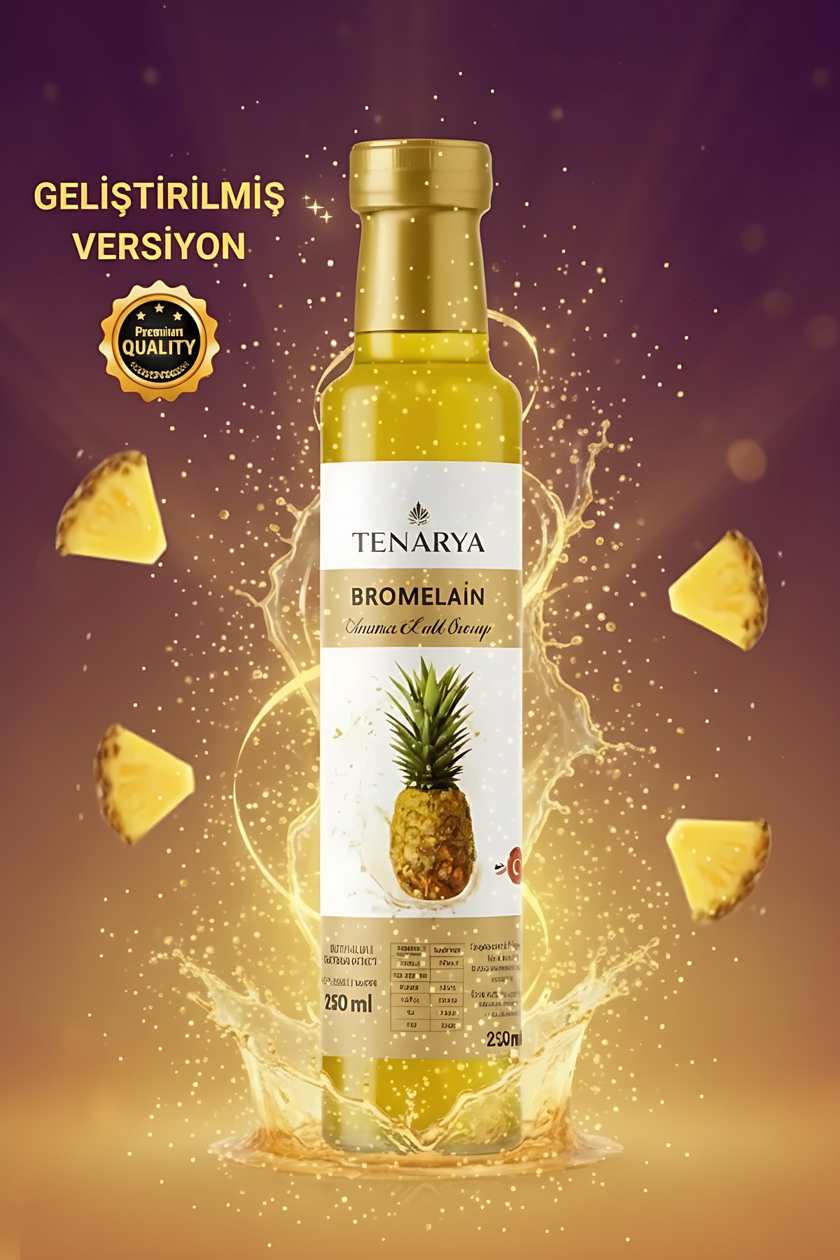 Bromelain Ananas İçeren Detox Şurubu