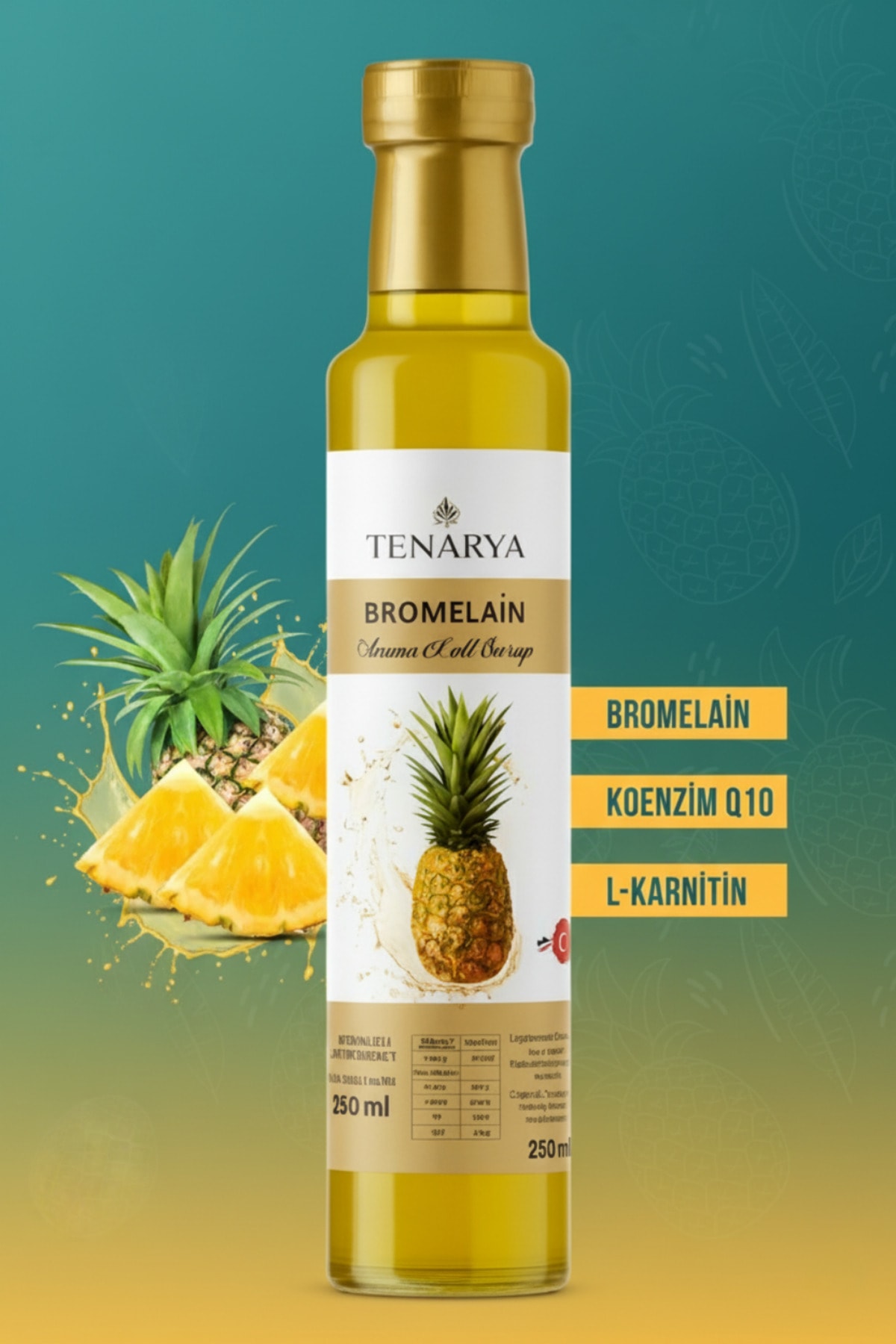 Bromelain Ananas İçeren Detox Şurubu