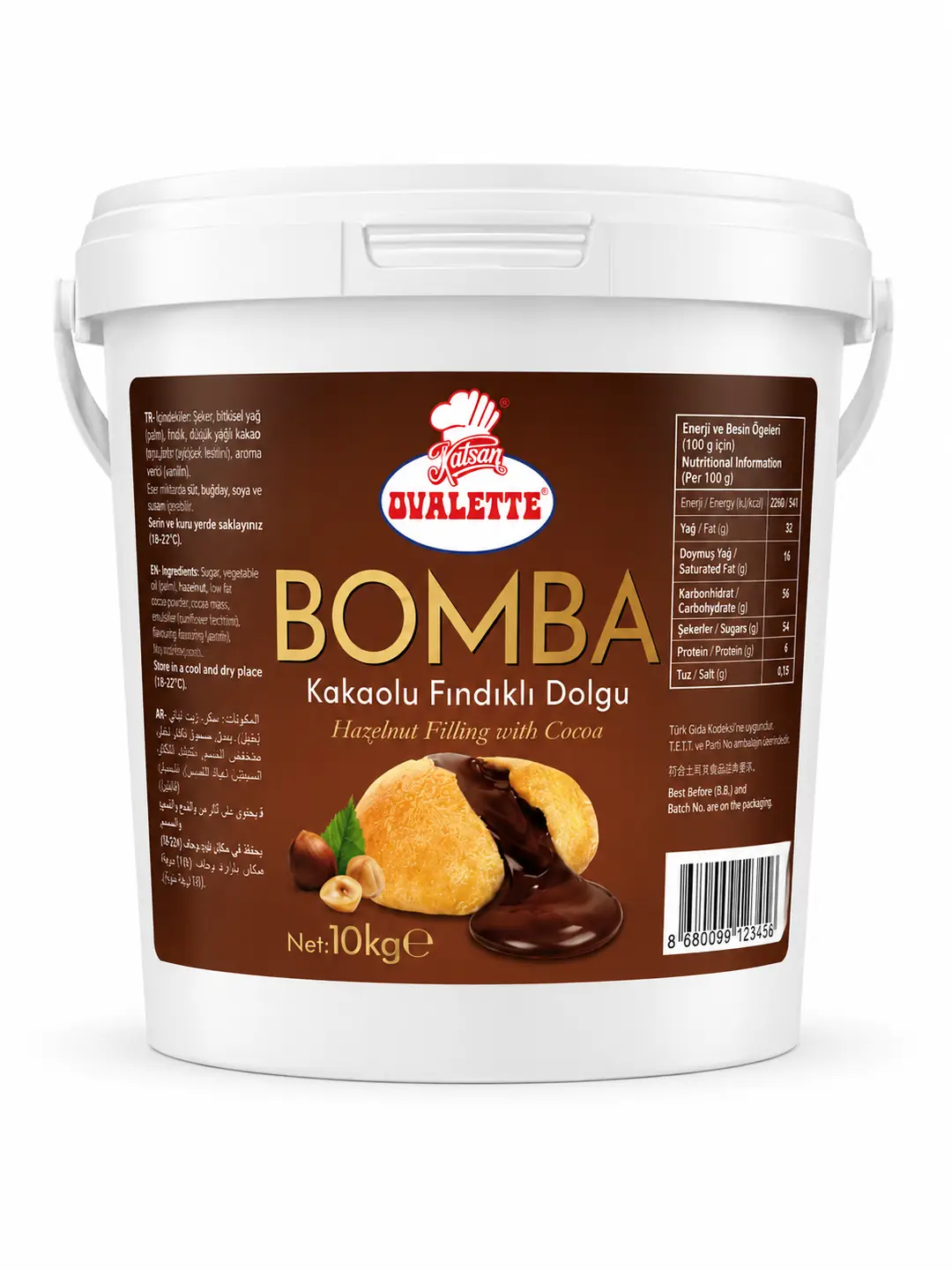 Ovalette Bomba Pralin 10 KG