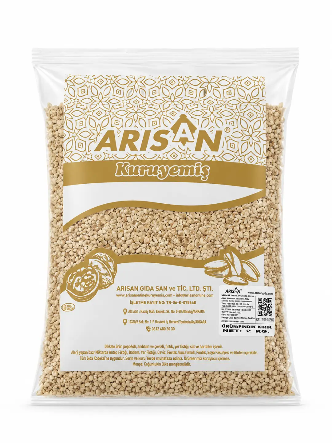 Arısan Fındık Kırık 2 KG