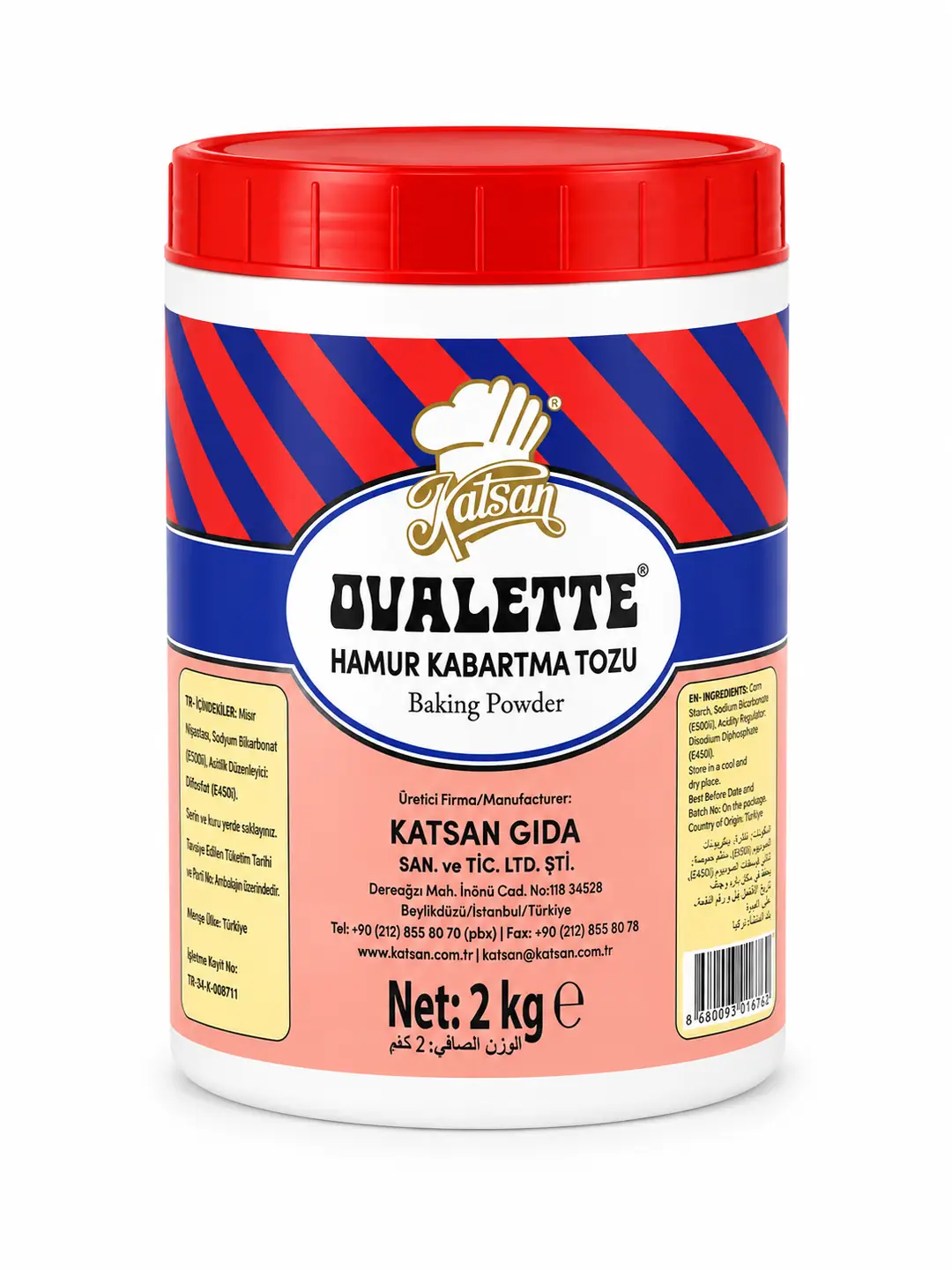 Ovalette Hamur Kabartma Tozu 2 KG