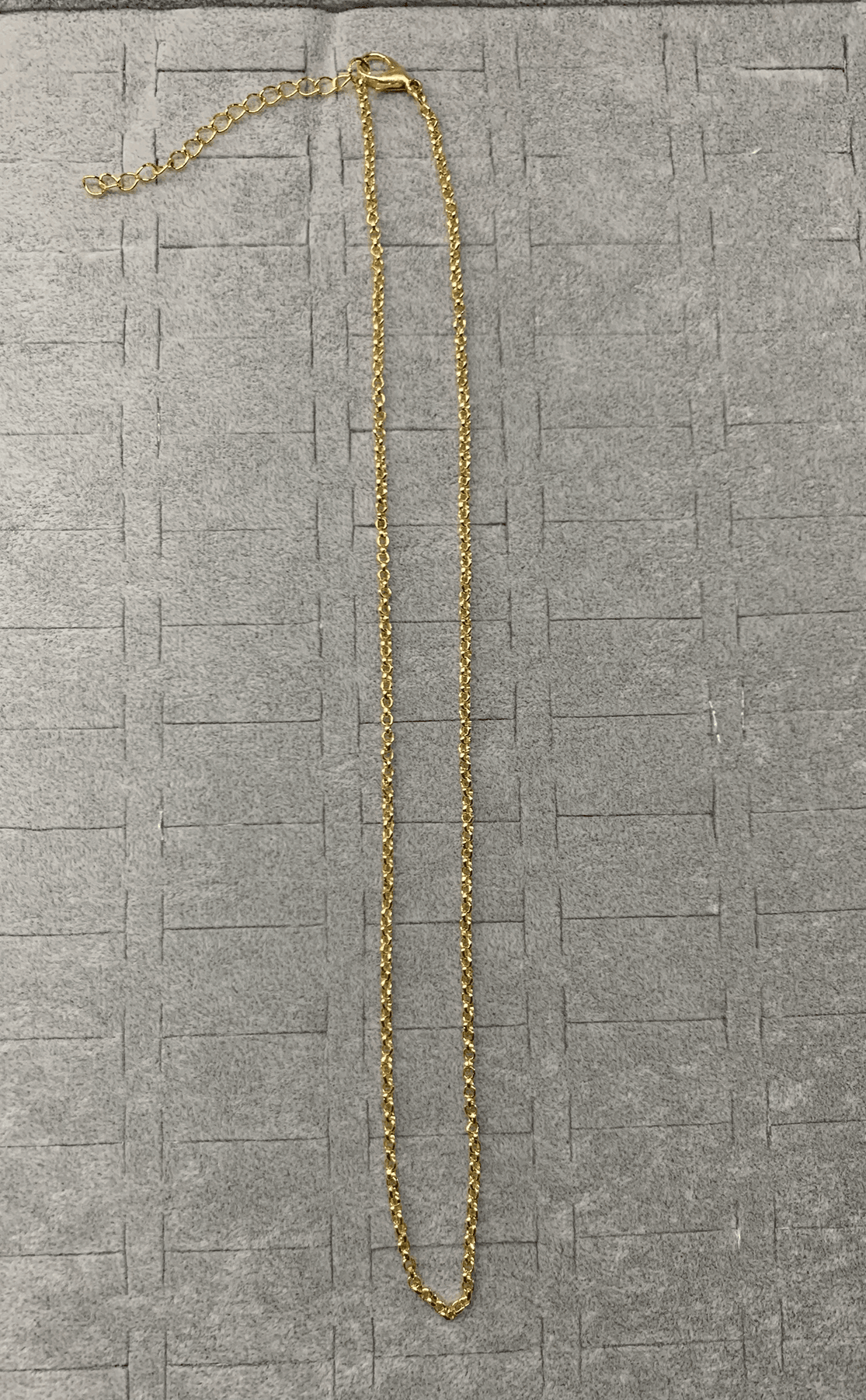 İnce Altın Renk Zincir Kolye (42+5 cm)