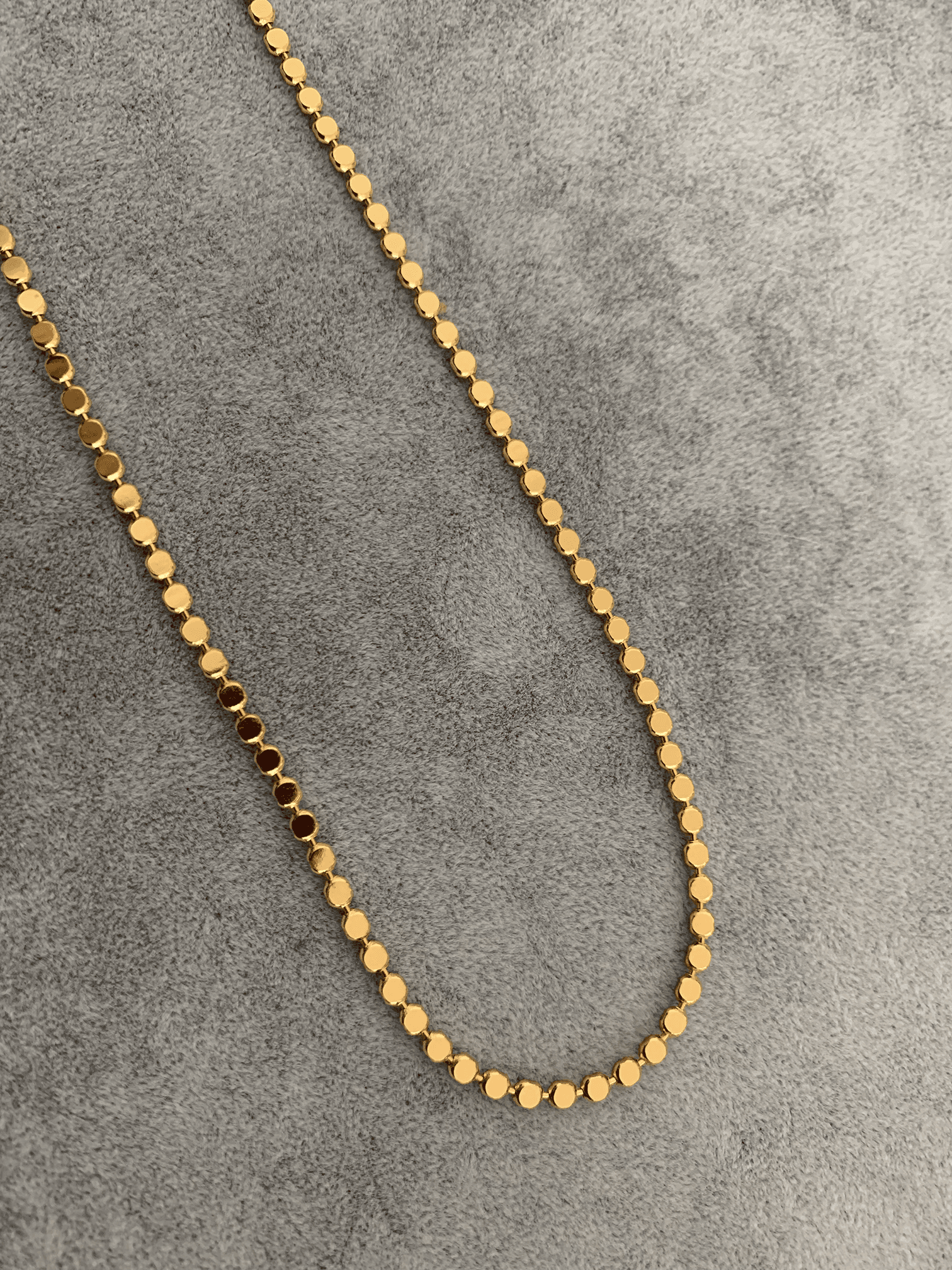 Minimal Ezme Zincir Kolye(İnce)