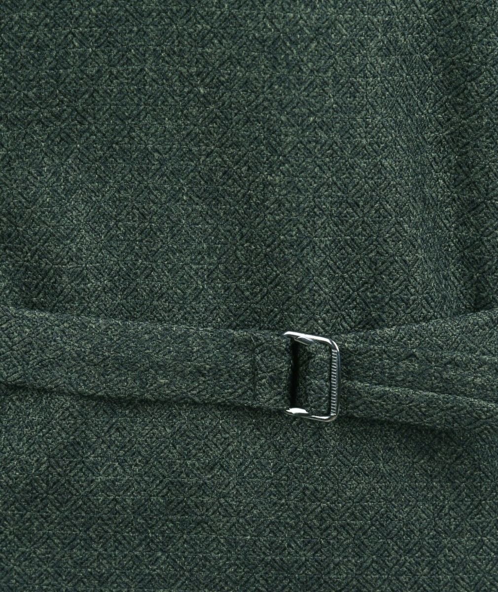Men's and Boys Herringbone Tweed Double-breasted Waistcoat - ALPINI