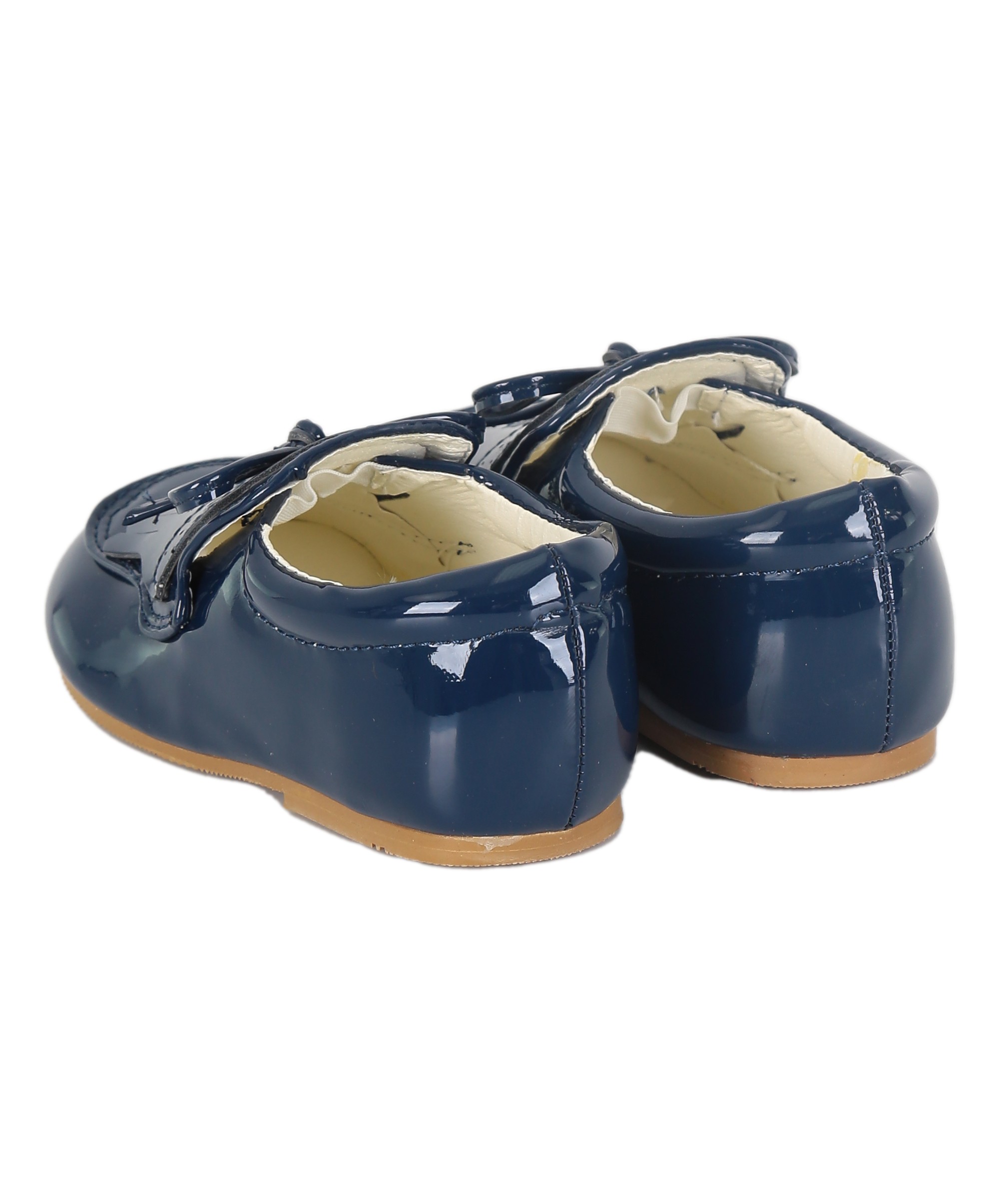 Baby Boys Pre- walker Patent Loafer - ADAM - Navy Blue