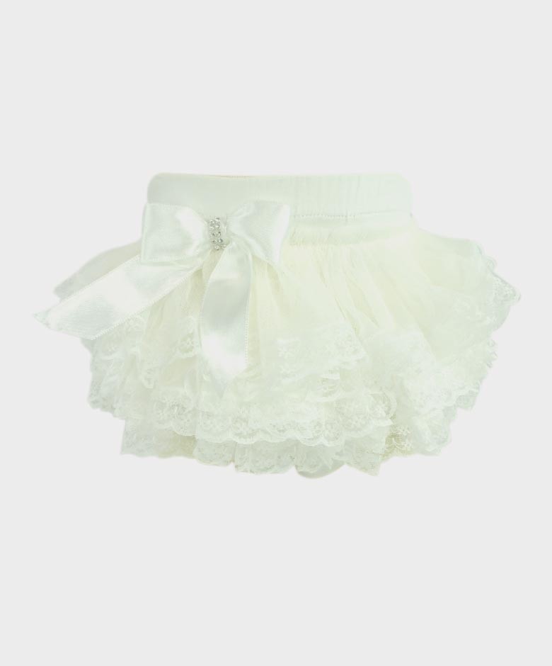 Baby Girls Ruffled Lace  bloomers