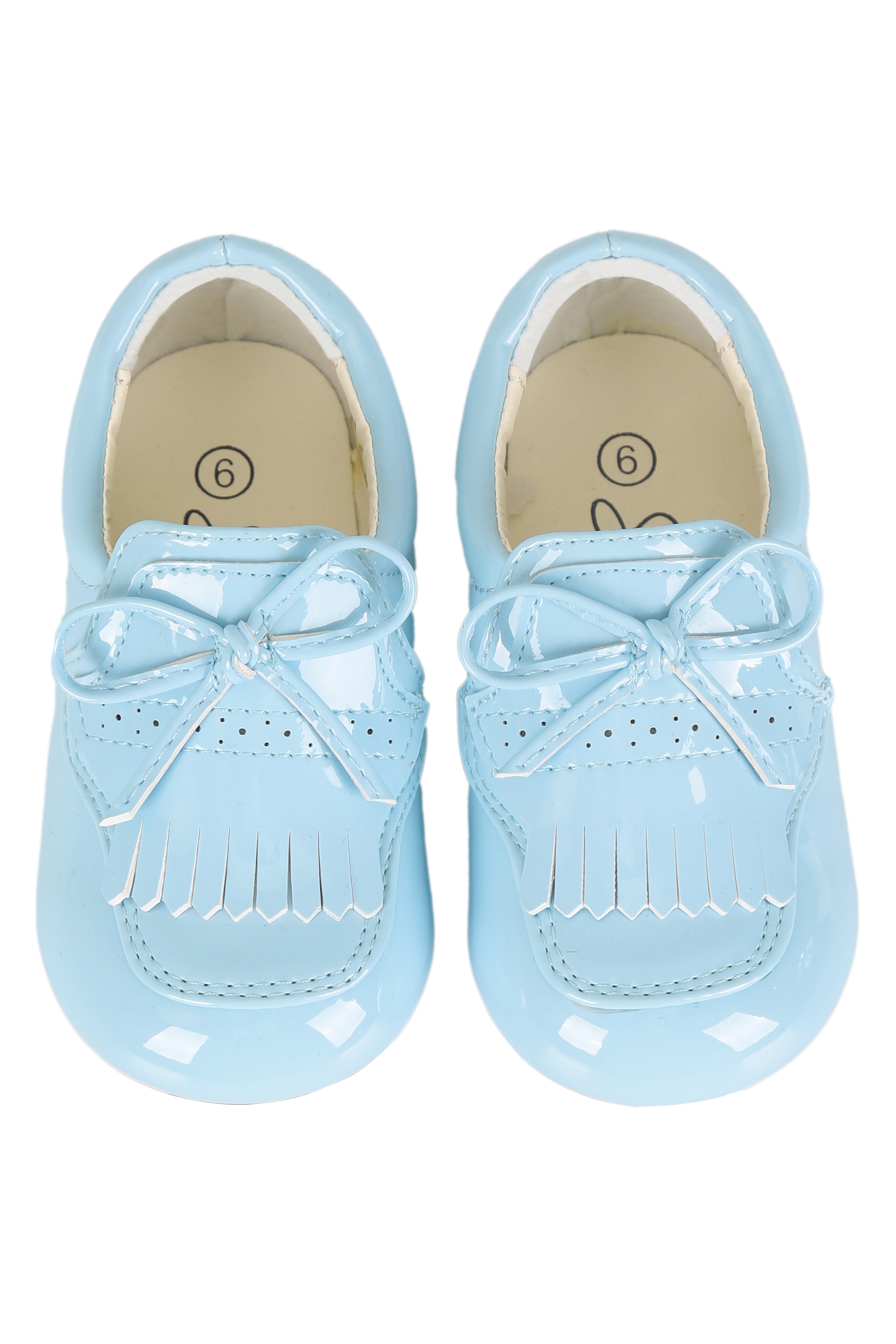 Baby Boys Pre- walker Patent Loafer - ADAM - Blue