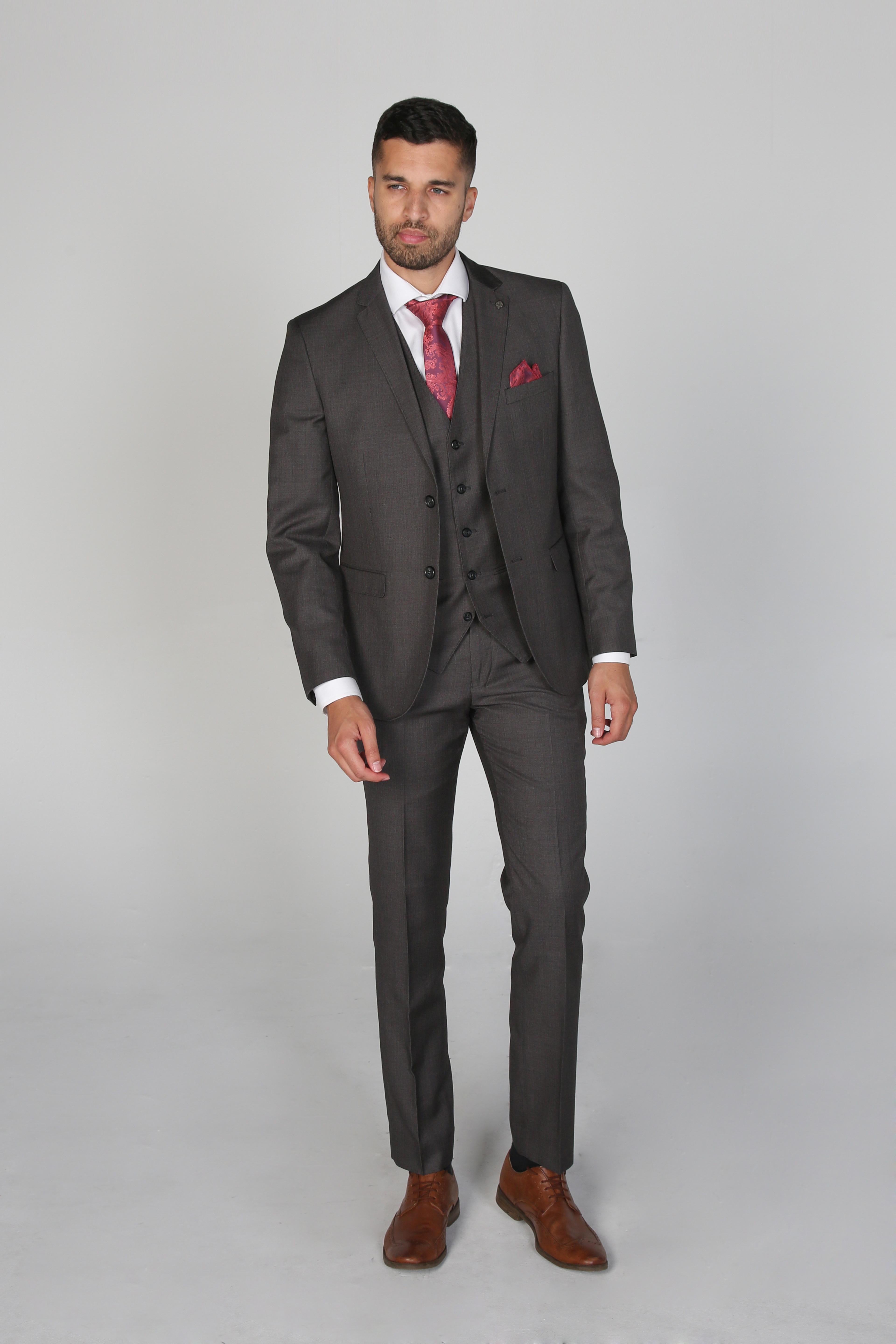 Men's Tailored Fit Formal Suit  - CHARLES