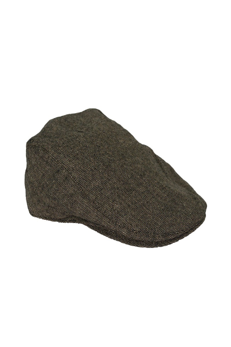 Men's Tweed Vintage Flat Cap - MARTEZ