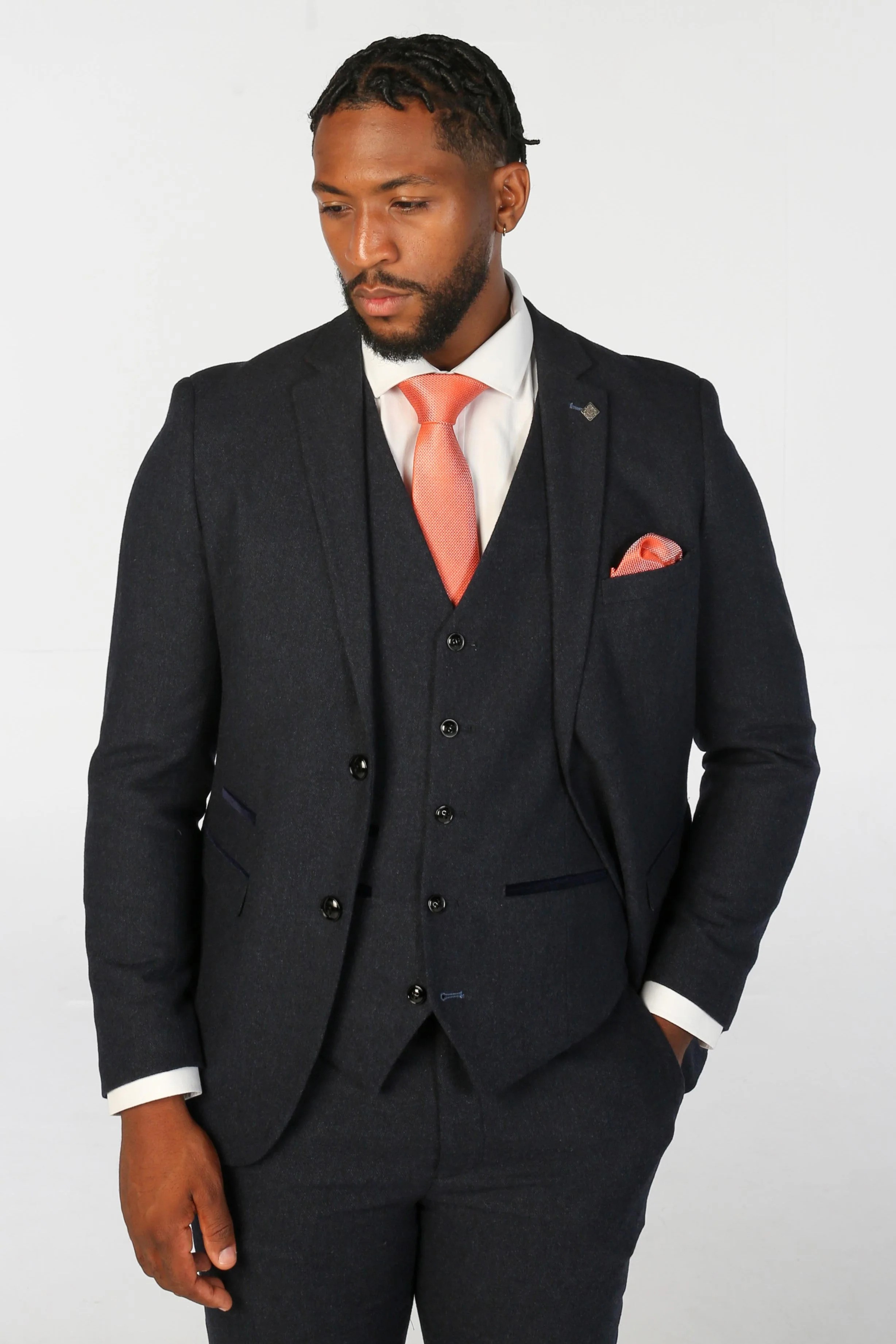 Men’s Wool Blend Suit Jacket - OSCAR