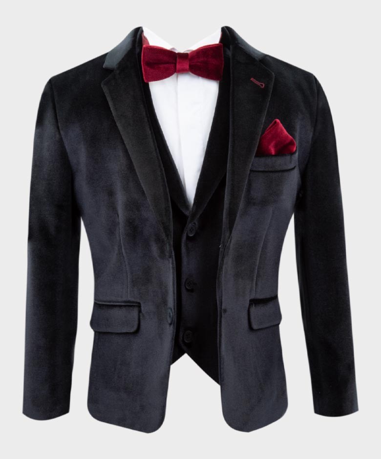 Boys velvet clearance suit jacket