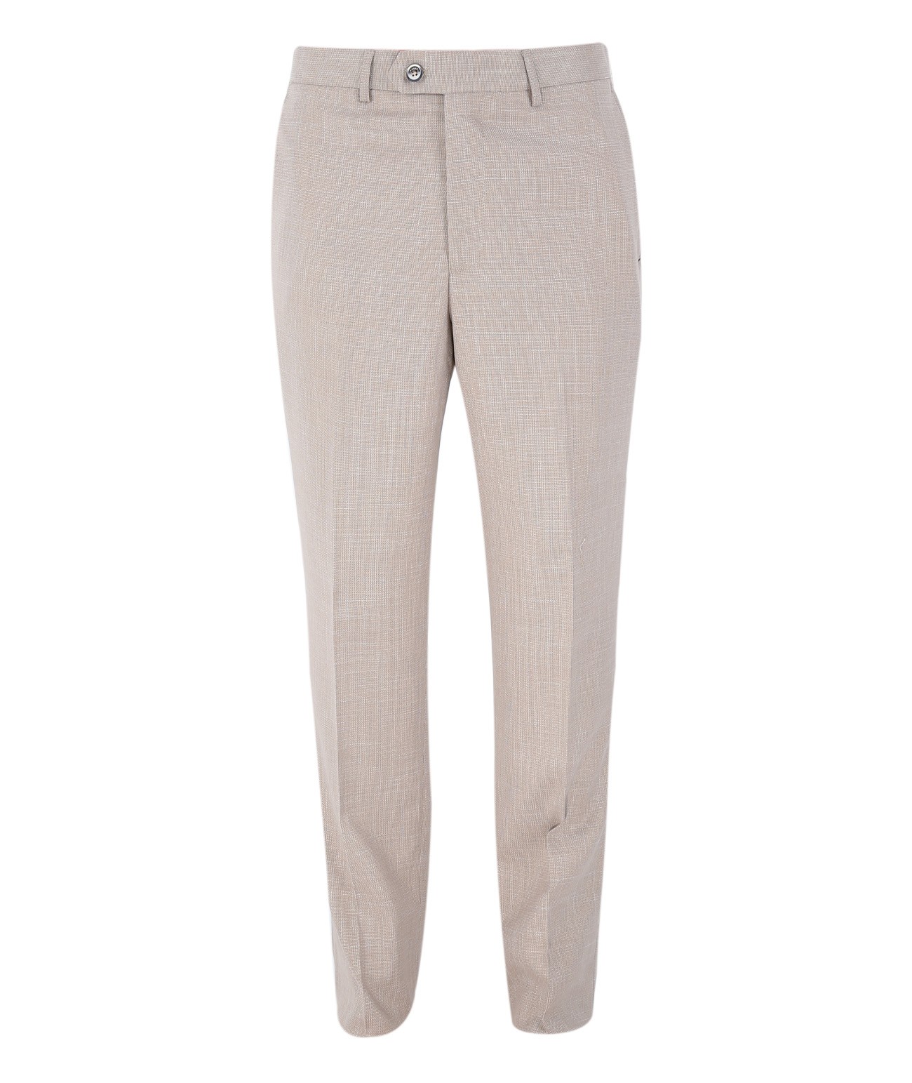 Men's Linen Formal Trousers- SANDOM Beige - Beige