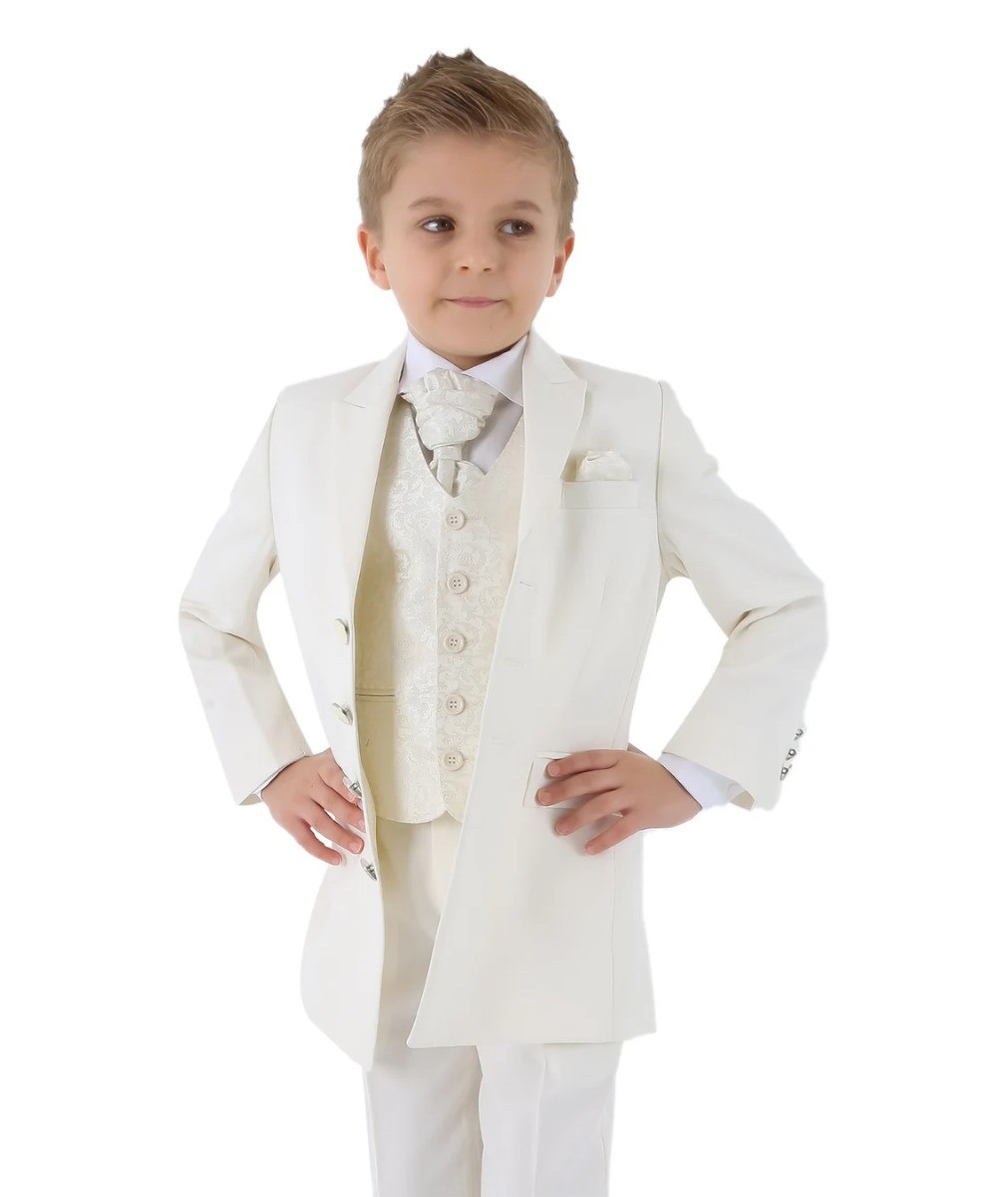 Boys Complete Tail Morning Suit - Cream - Ivory