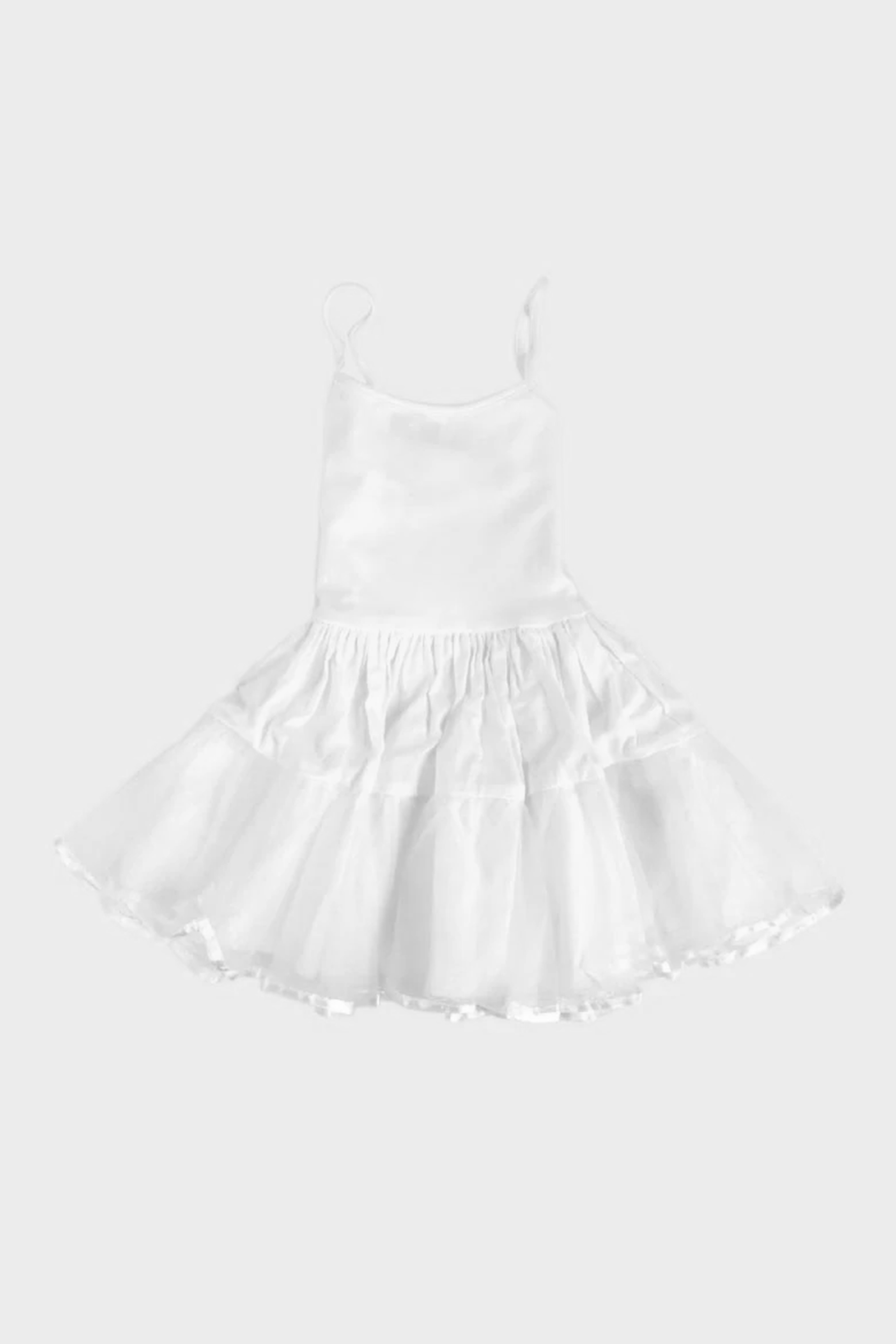 Baby Girl Ballerina Petticoat White Cotton Dress