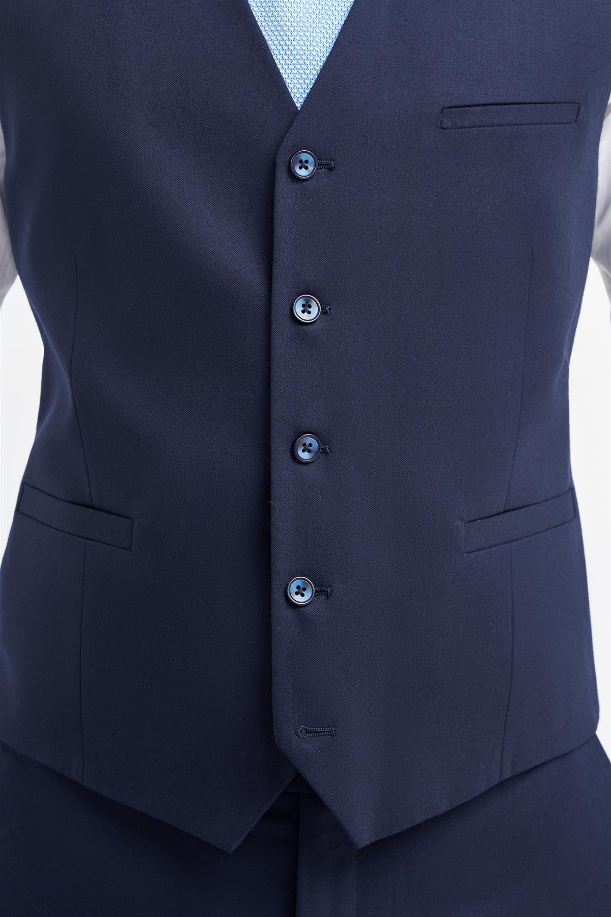 Men’s Wool Slim Fit Formal Waistcoat - James