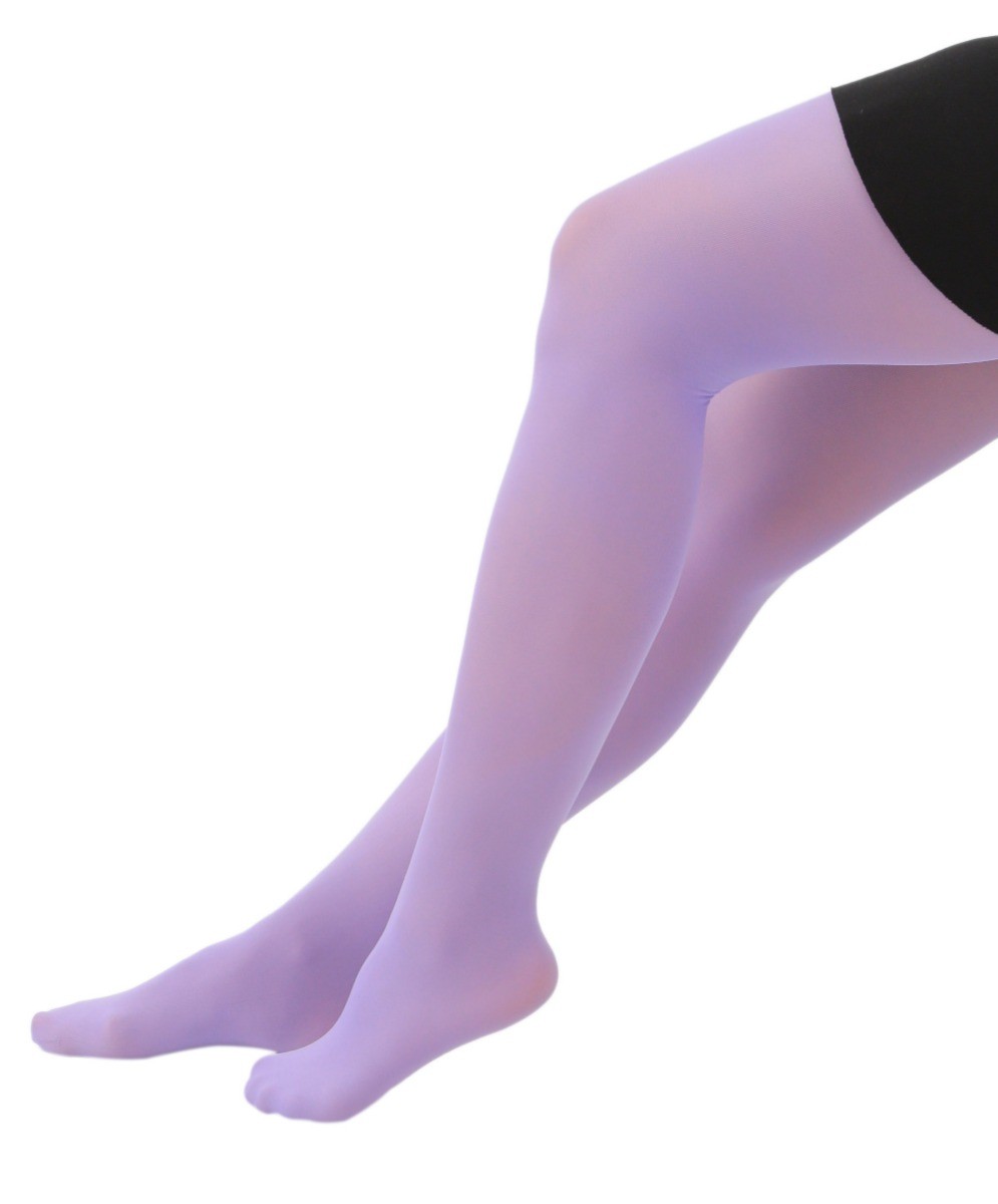 Girls Soft Footed Tights - MYCRO50 - Lilac