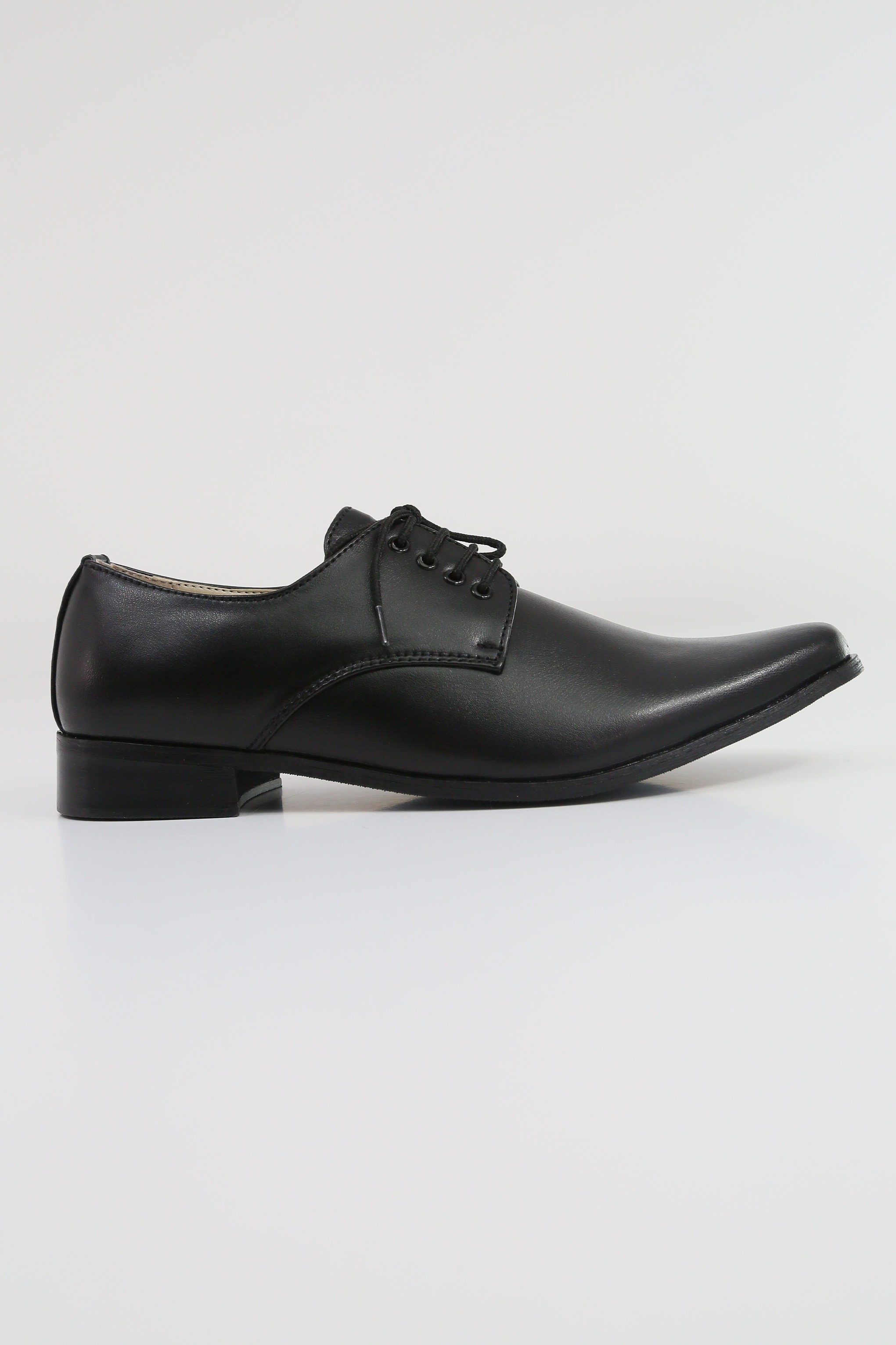 Boys Matte Leather Derby Shoes - GEORGE