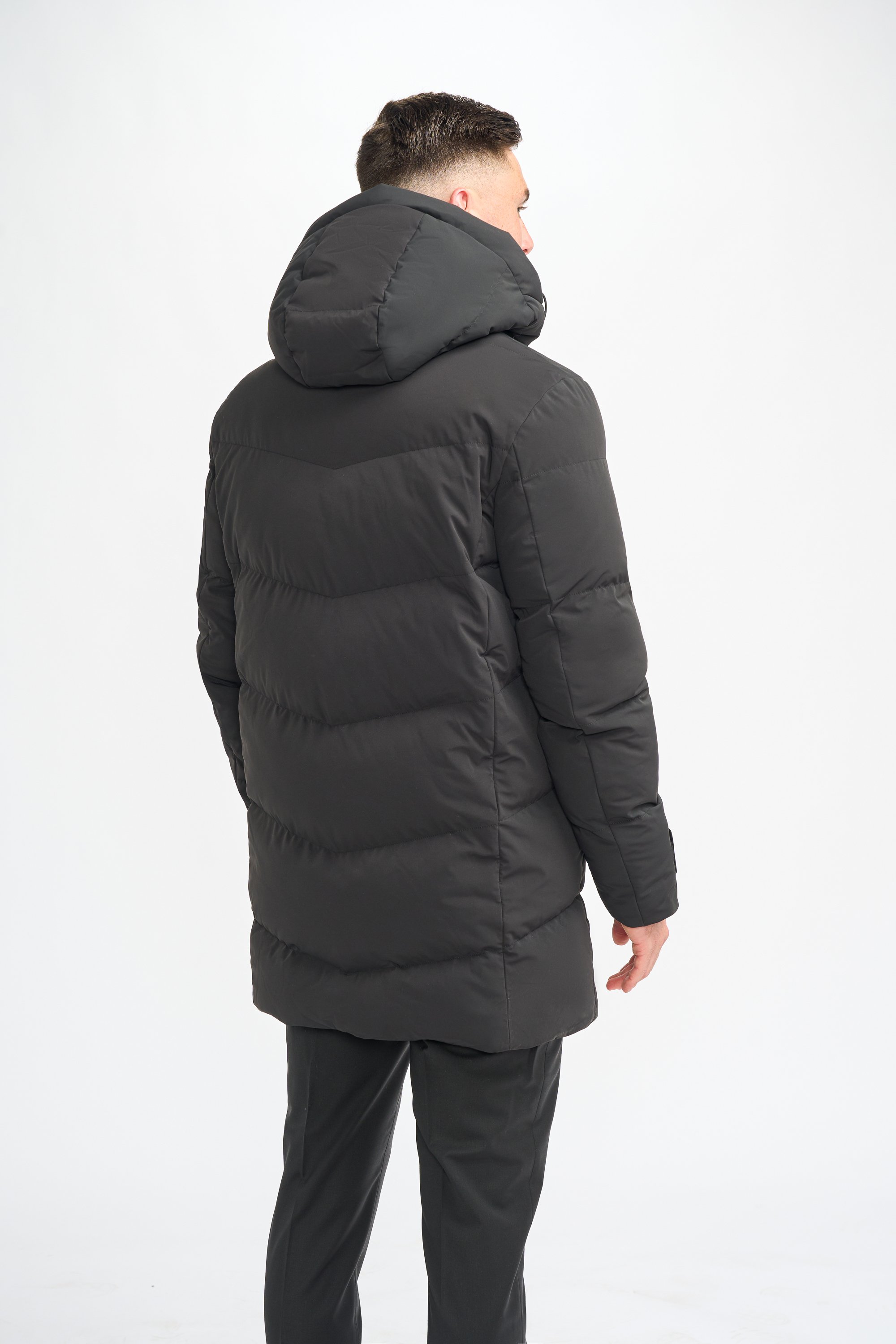 Men's Quilted Puffer Jacket Winter Coat - FABINI