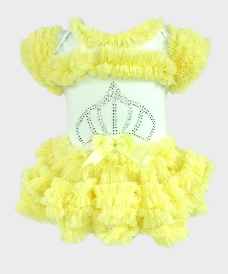 Baby Girl Tulle Cotton Tutu Bodysuit