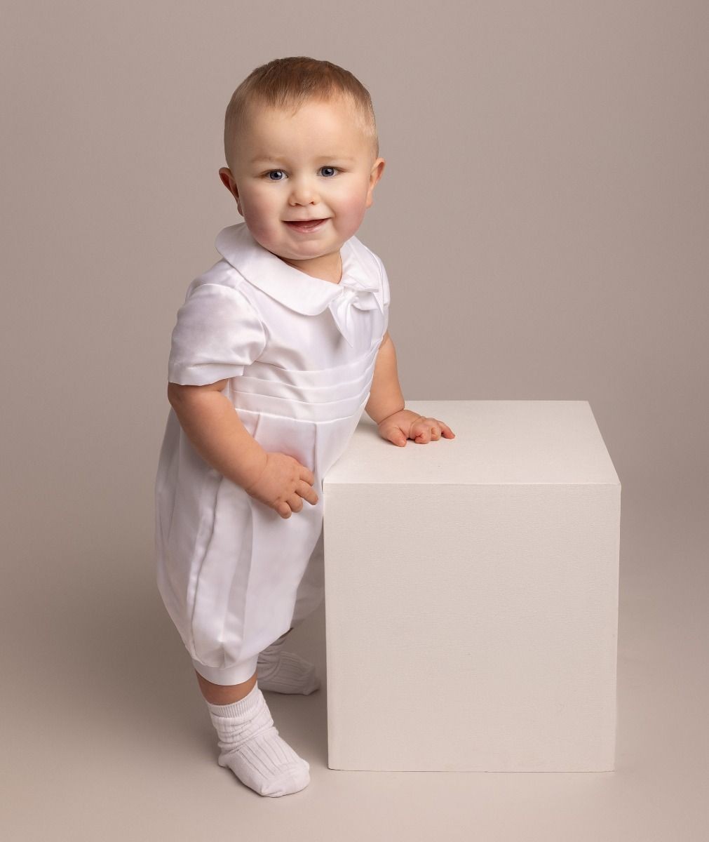 Baby Boys White Christening Outfit Set - LIAM