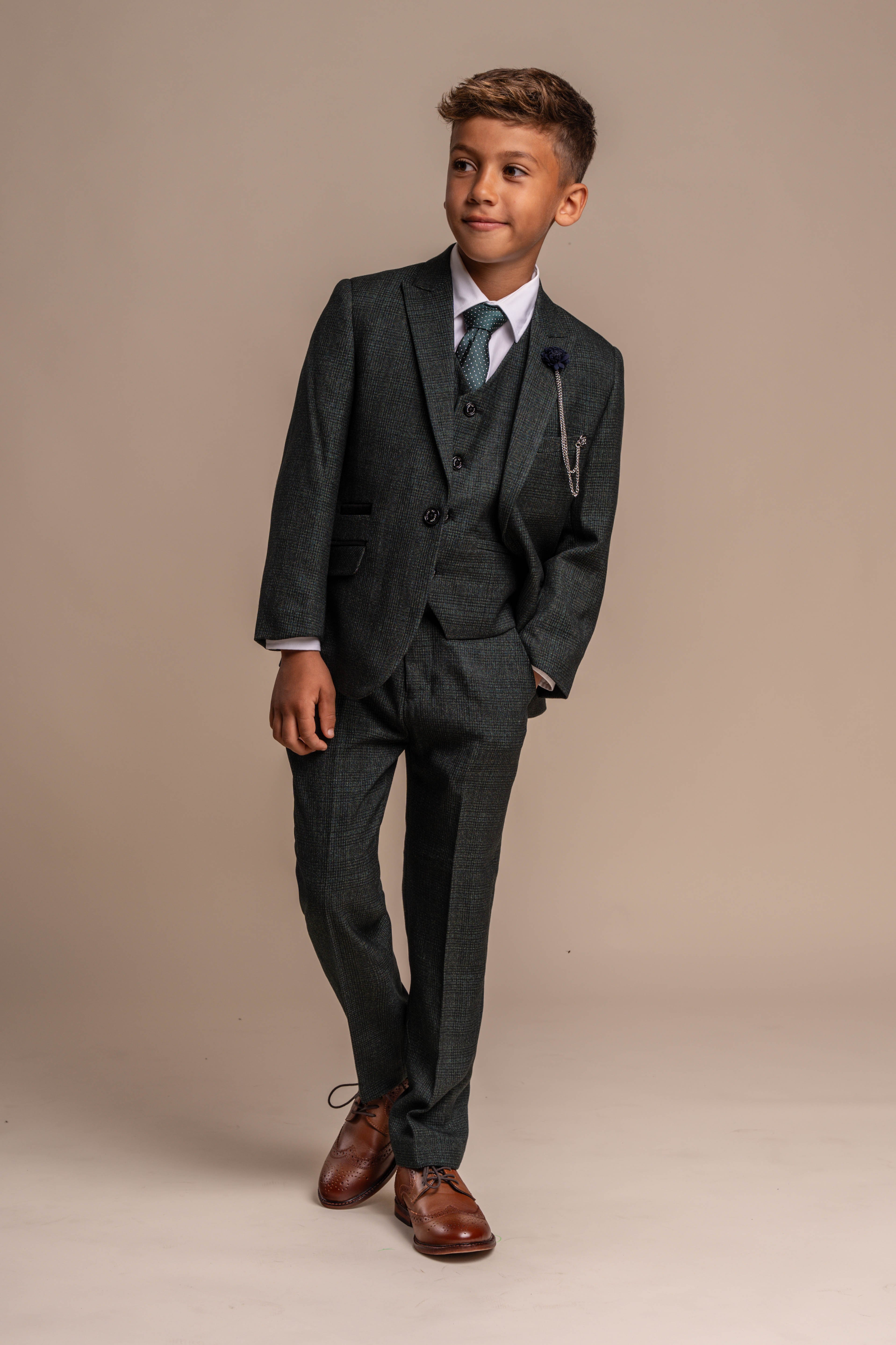 Boys Slim Fit Formal Suit - CARIDI