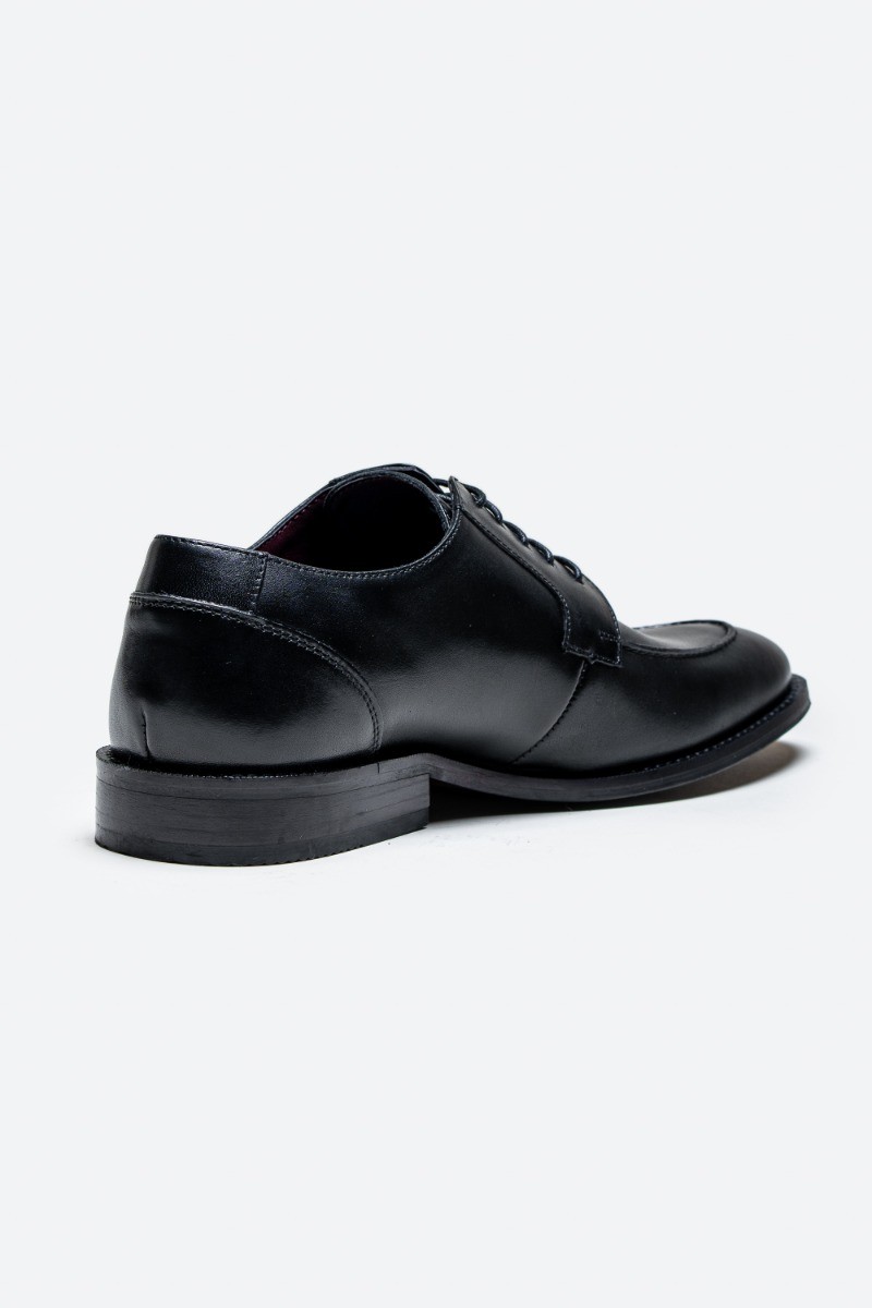 Men's Derby Lace Up Formal Shoes -BERLIN - Black