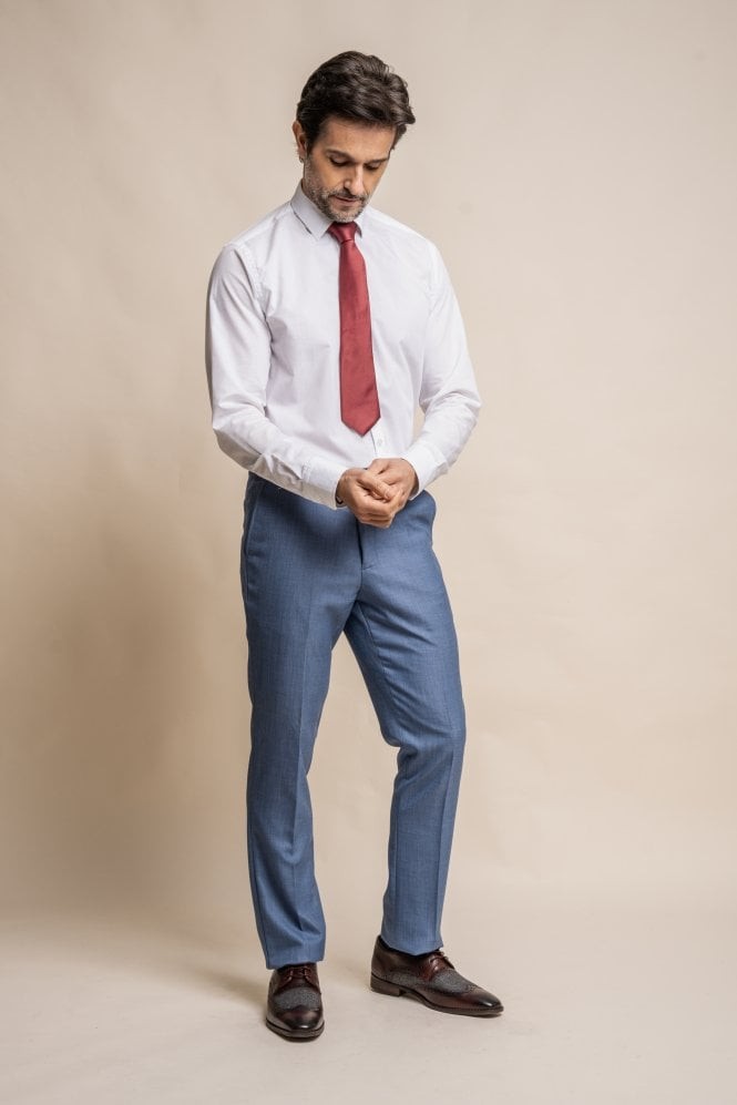 Men's Slim Fit Formal Trousers - REEGAN