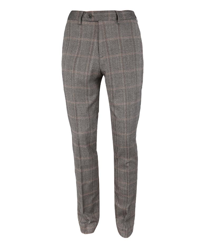 Men's tweed trousers slim on sale fit