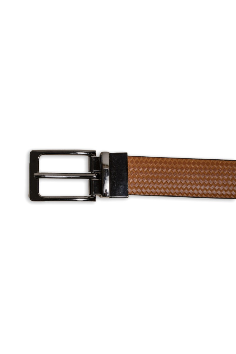 Men's Leather Patterned Belt