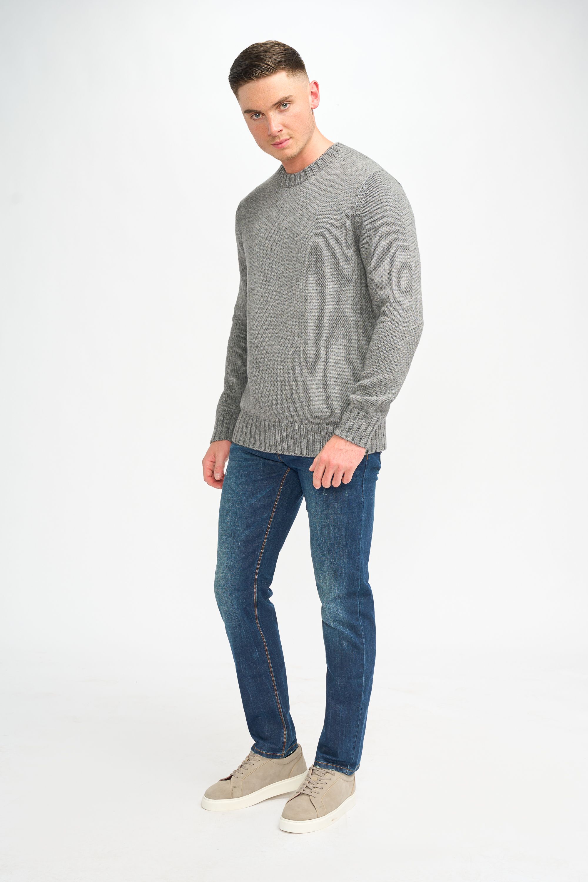 Men’s Classic Knit Pullover Jumper - FARREL 