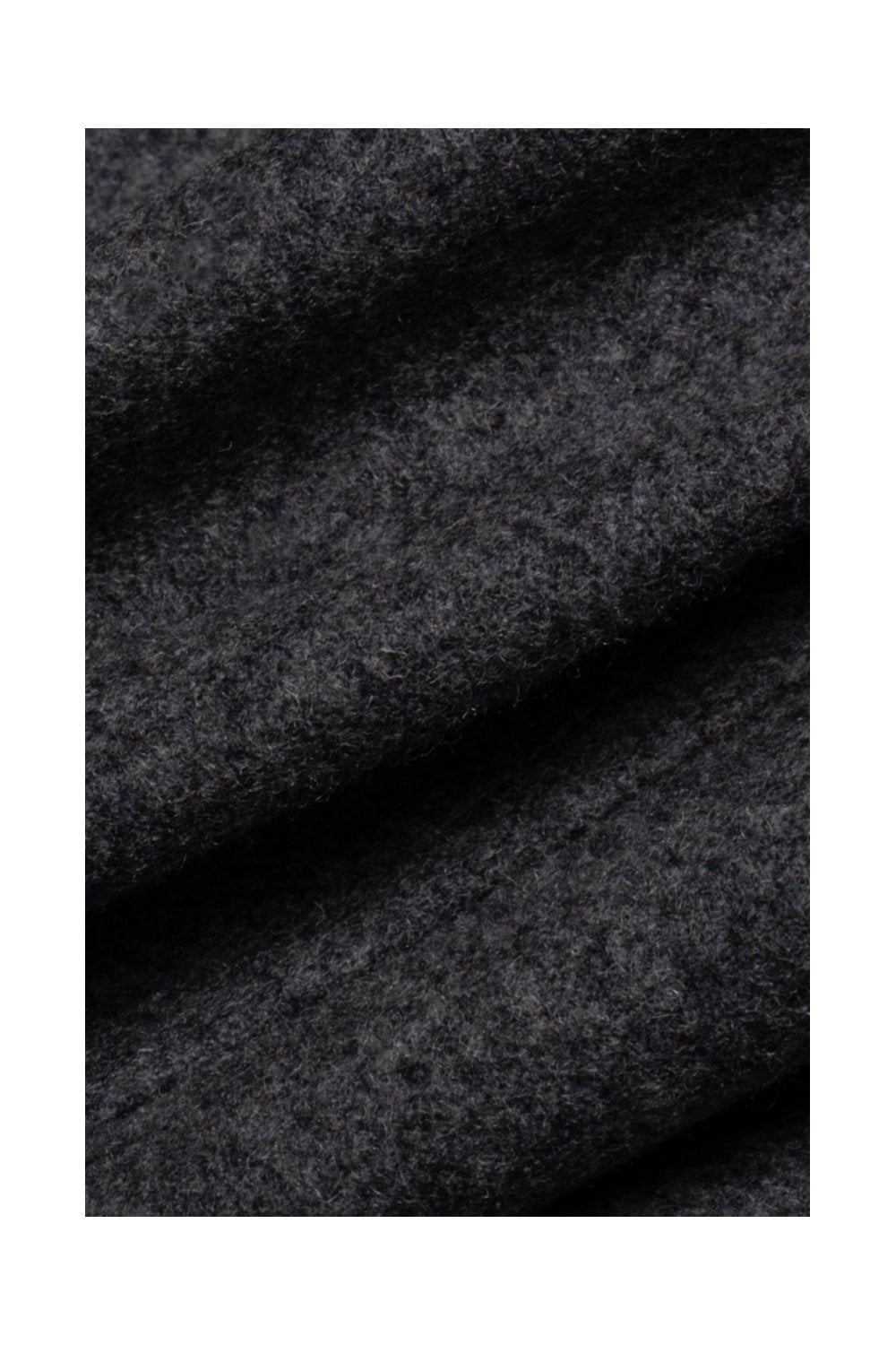 Men's Wool Midi Coat - ROMAN  - Navy Blue